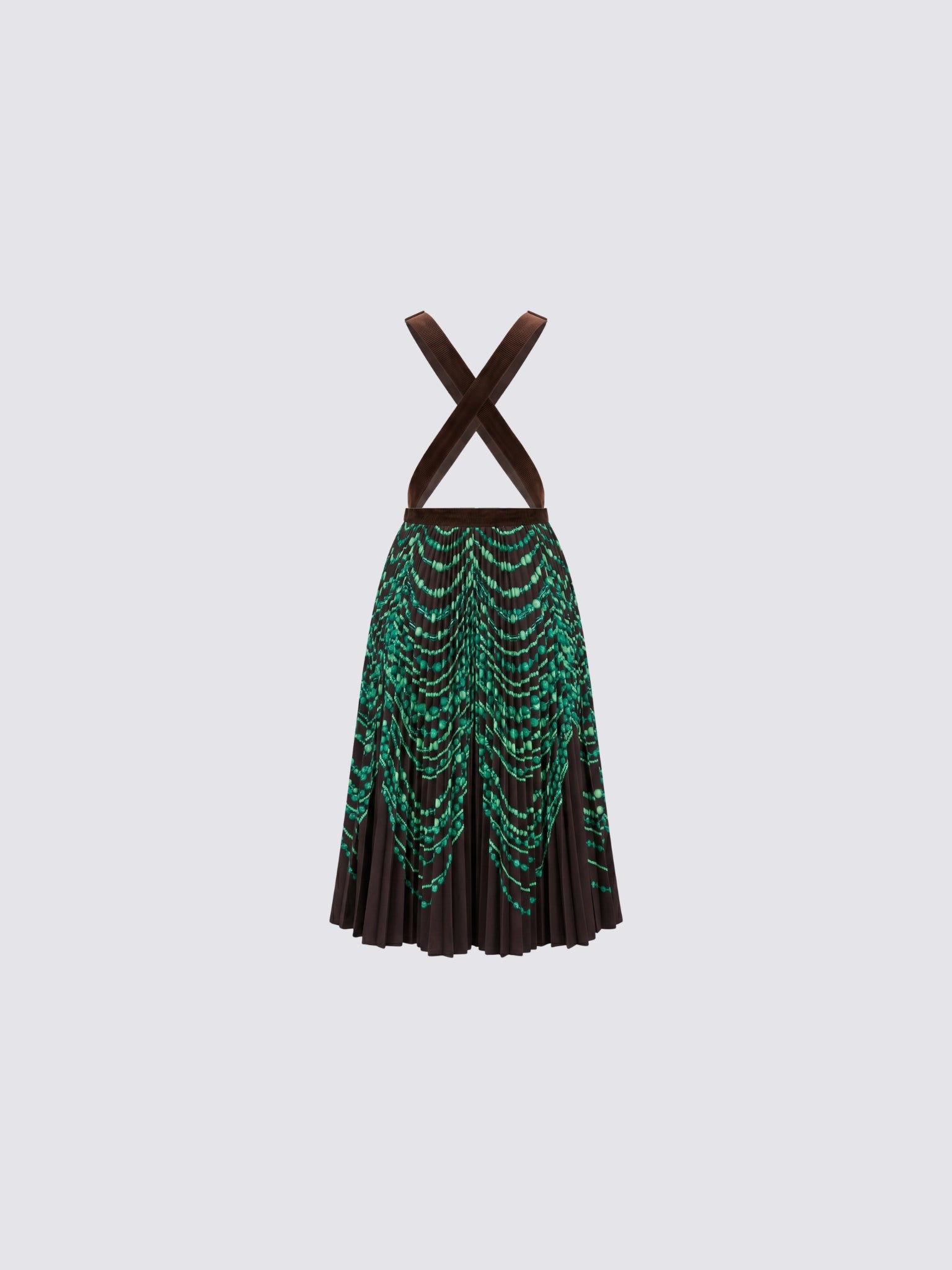 Dungaree Pleated Dress