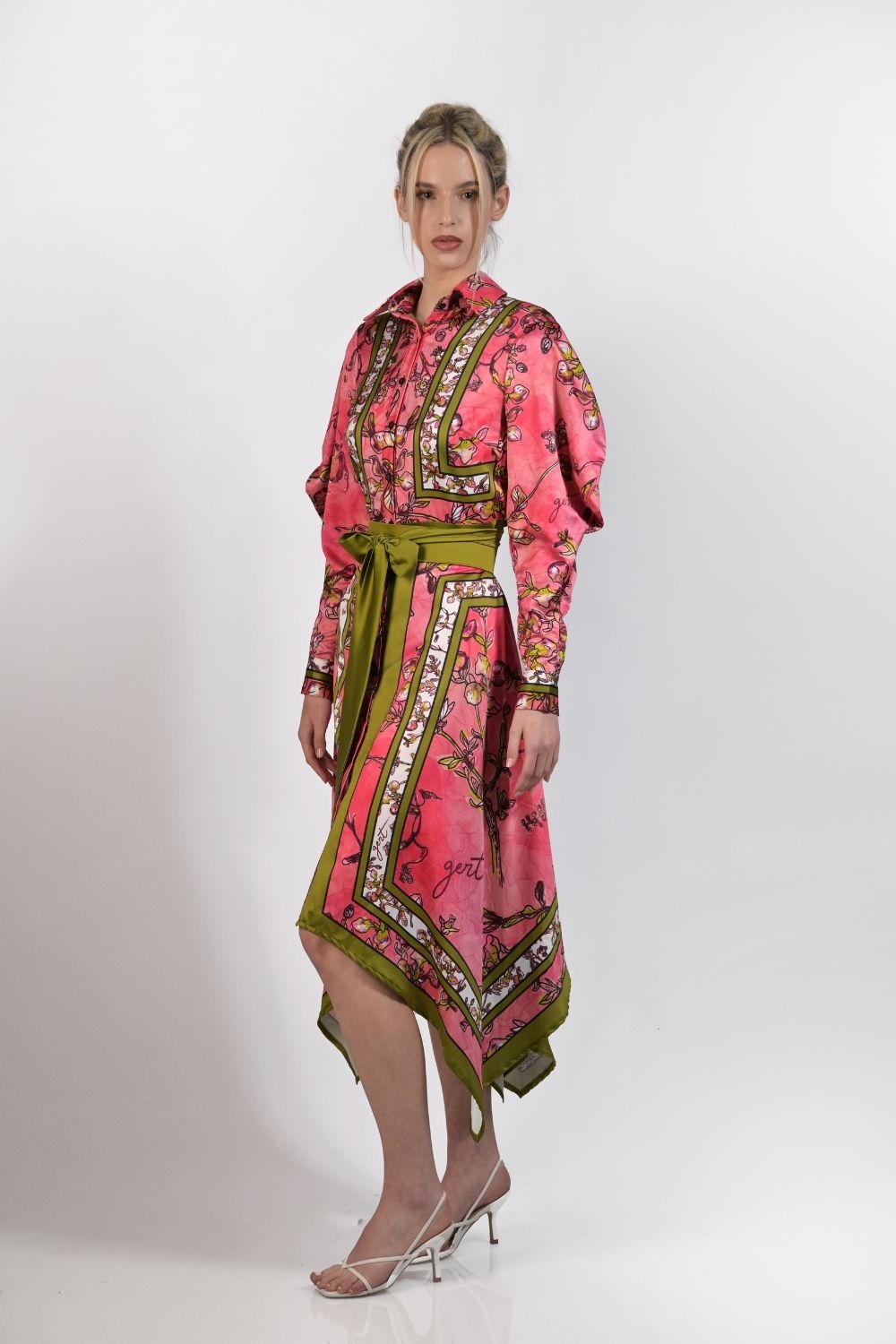 Botanical Scarf Dress