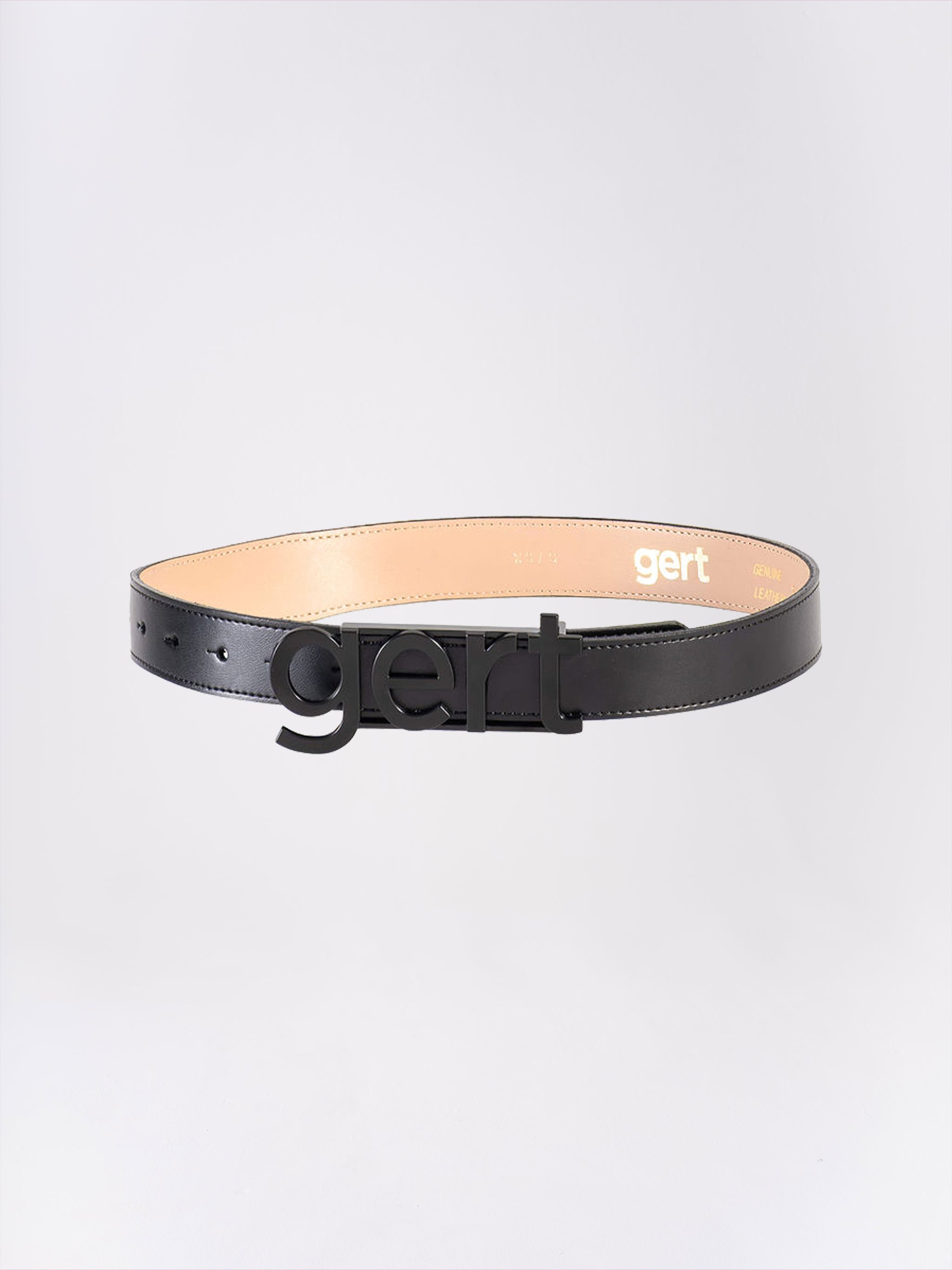 Gert Leather Belt - Black Buckle