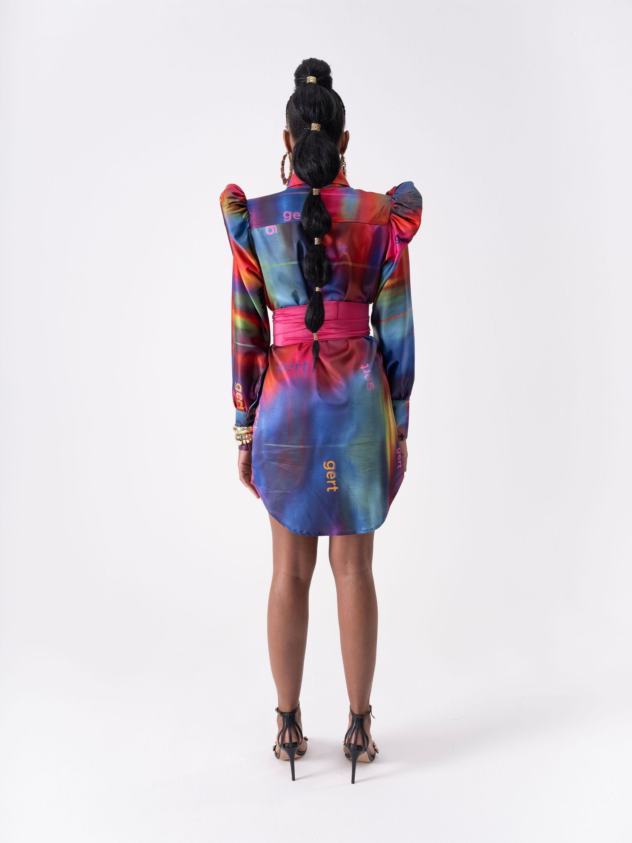 Gert Puff Sleeve Shirt Dress