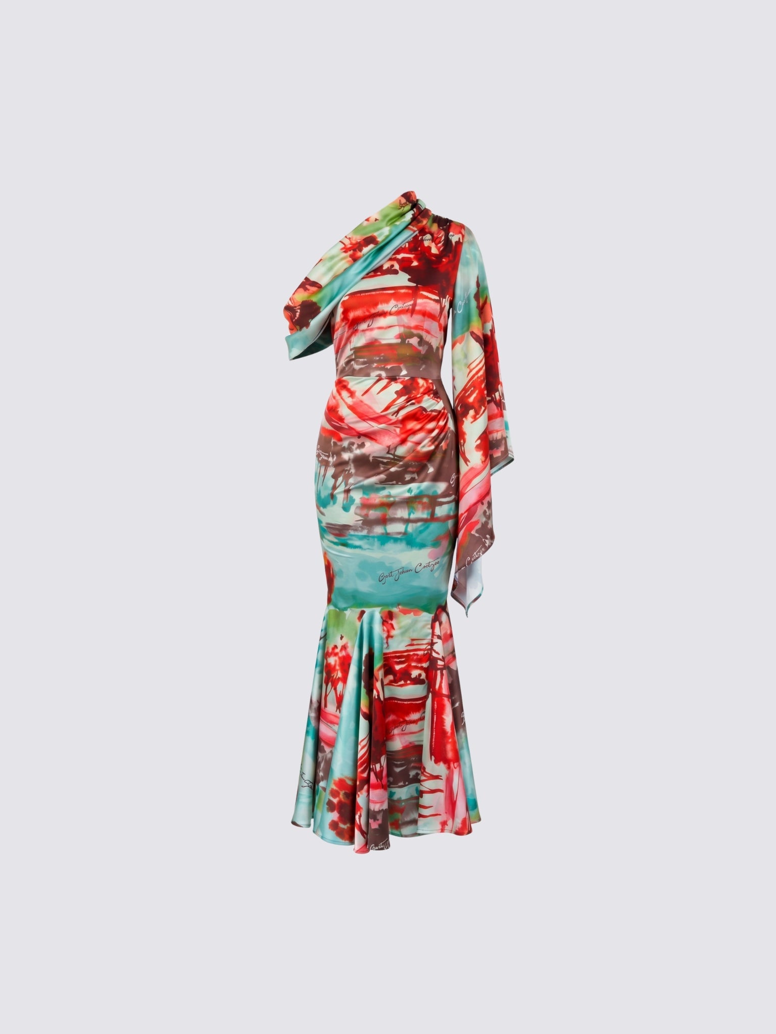 Asymmetrical Fishtail Dress - Gert-Johan Coetzee