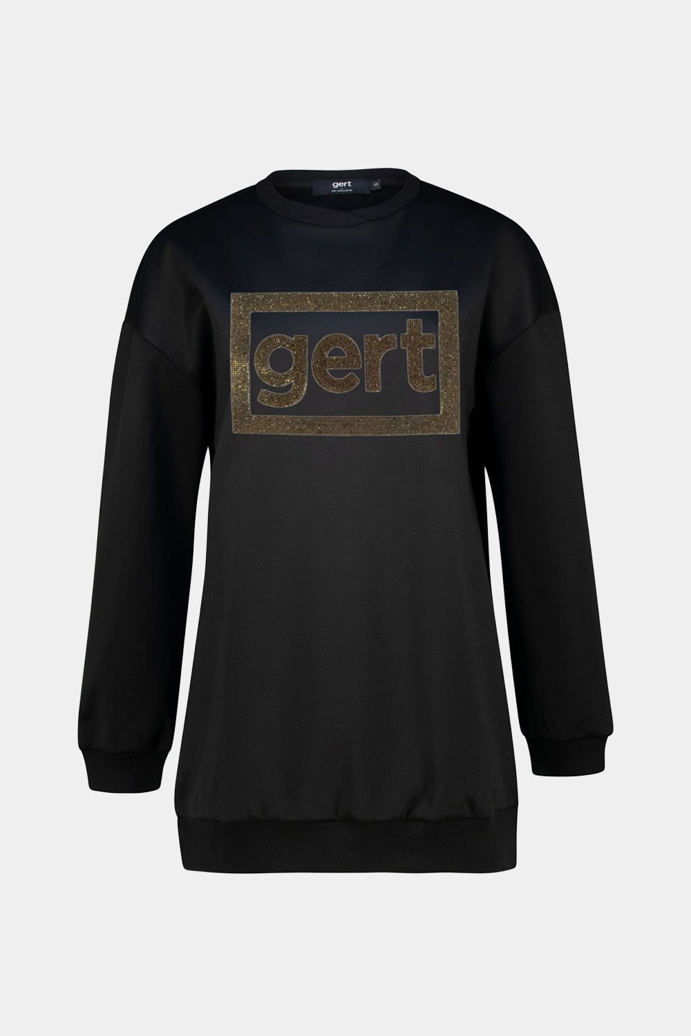 Black gert gold crystal sweatshirt - Gert - Johan Coetzee