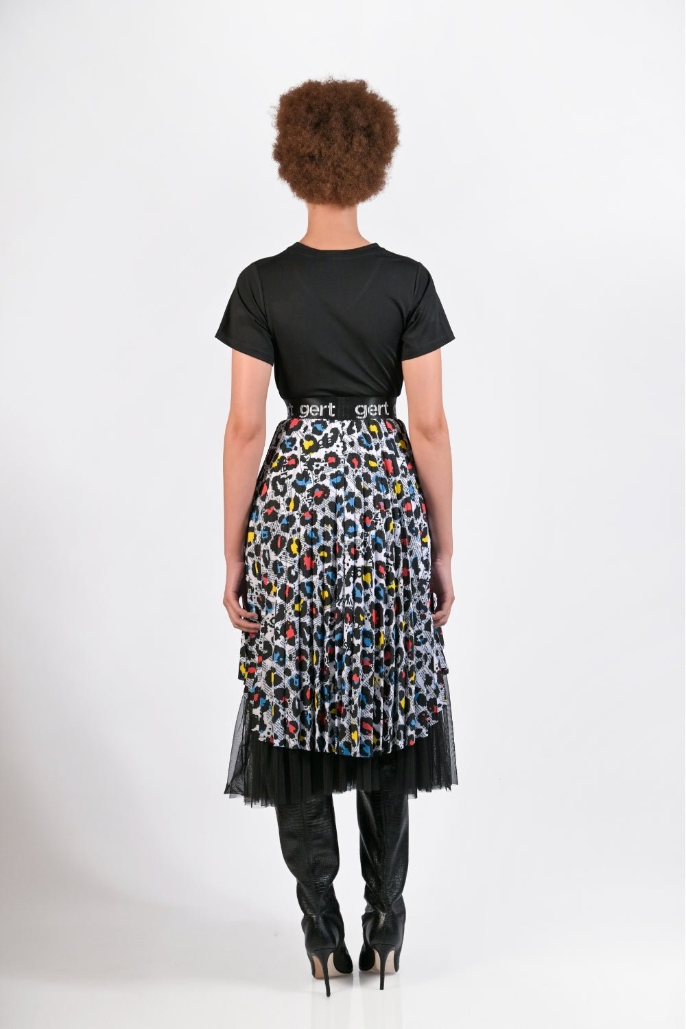 Black gert news T-shirt - Gert - Johan Coetzee