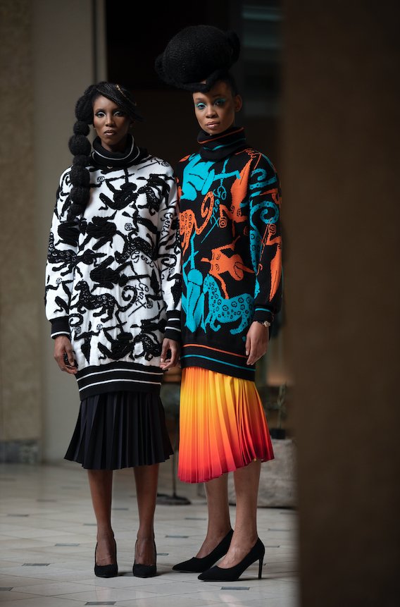 Black Pleated Skirt - Gert - Johan Coetzee