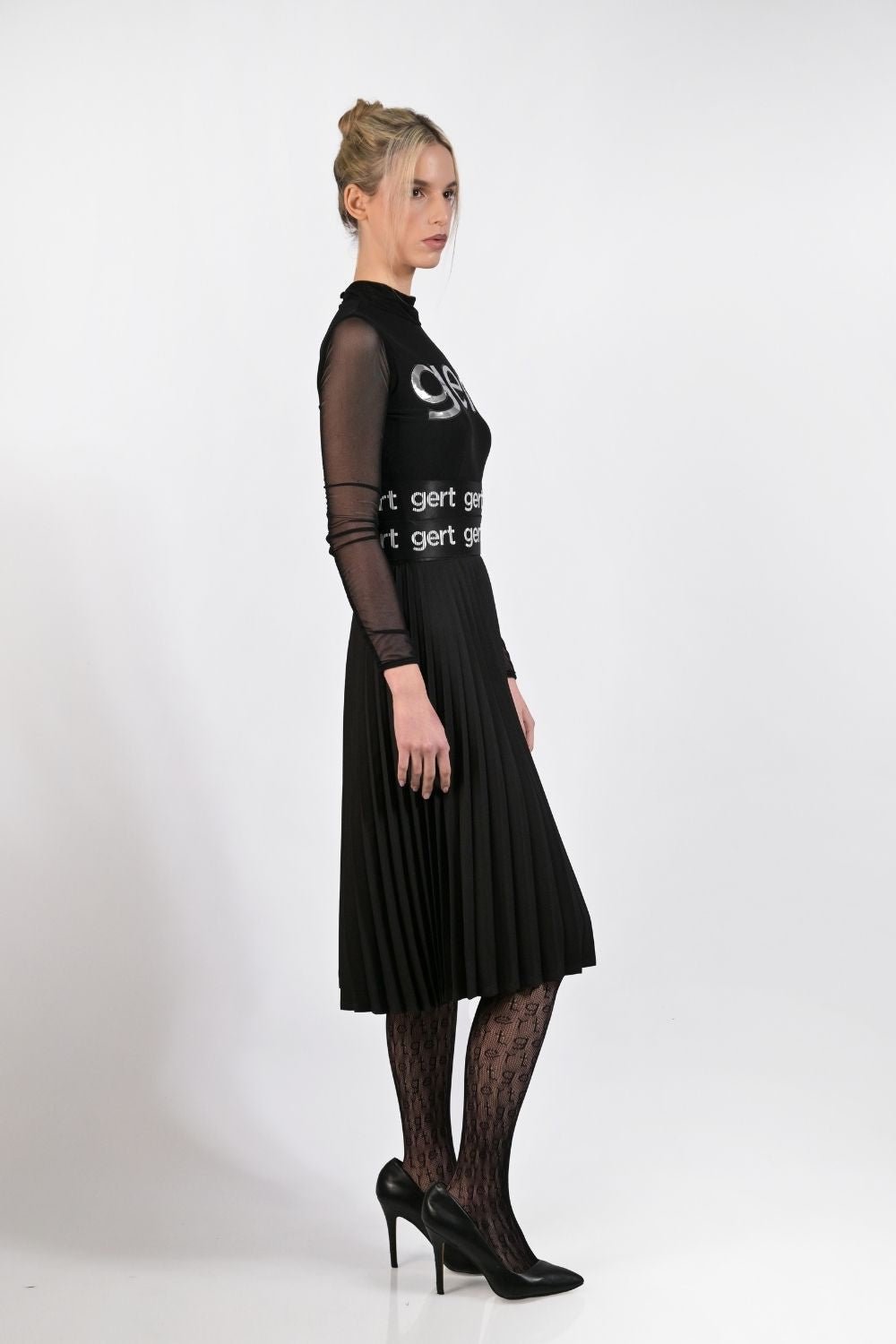 Black Pleated Skirt - Gert - Johan Coetzee
