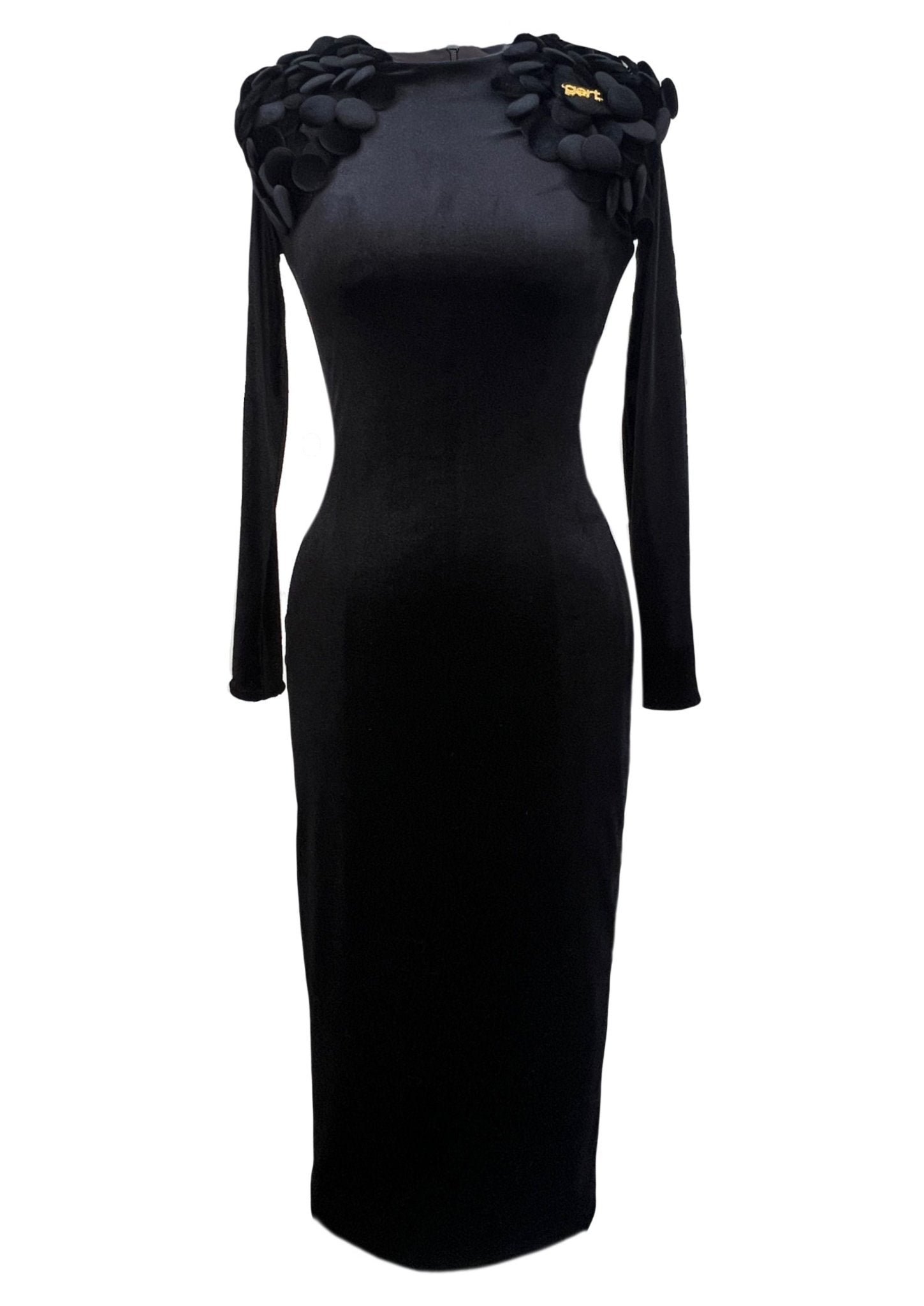 Button Velvet Bodycon - Gert - Johan Coetzee