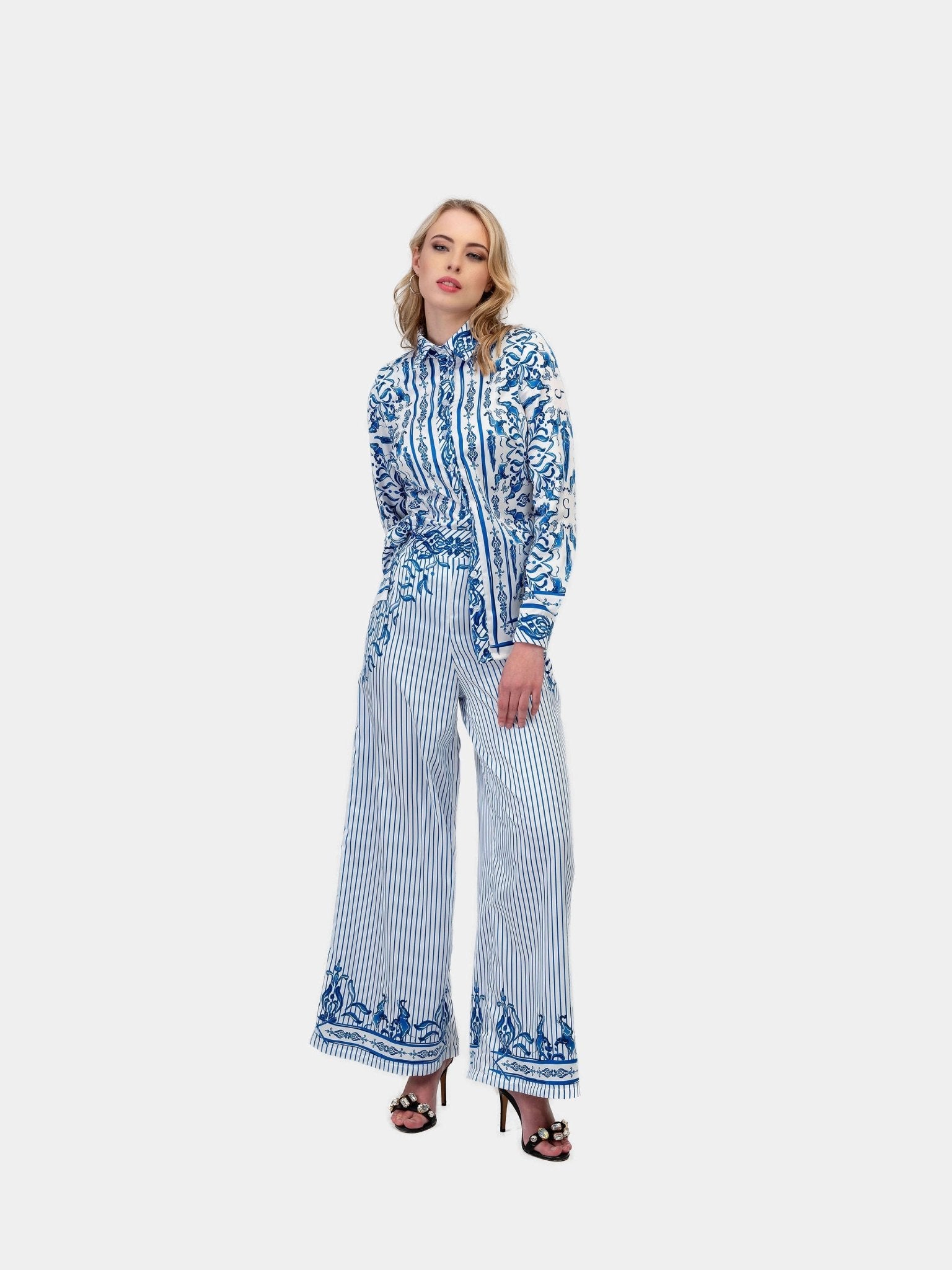 Delft Blouse and Pants Set - Gert - Johan Coetzee