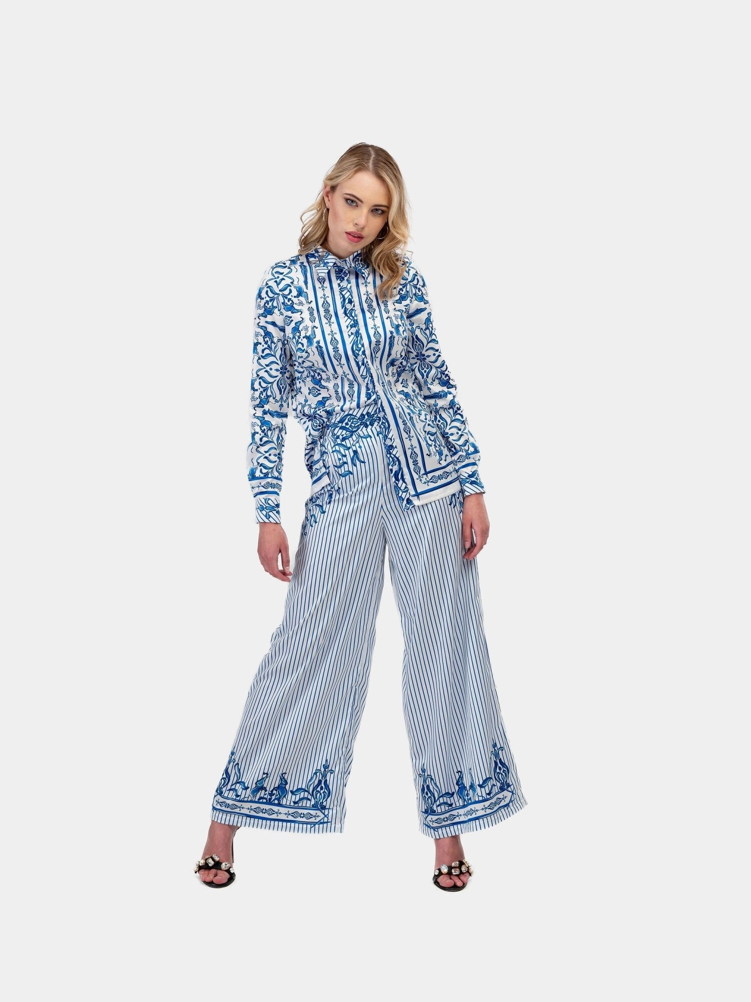 Delft Blouse and Pants Set - Gert - Johan Coetzee