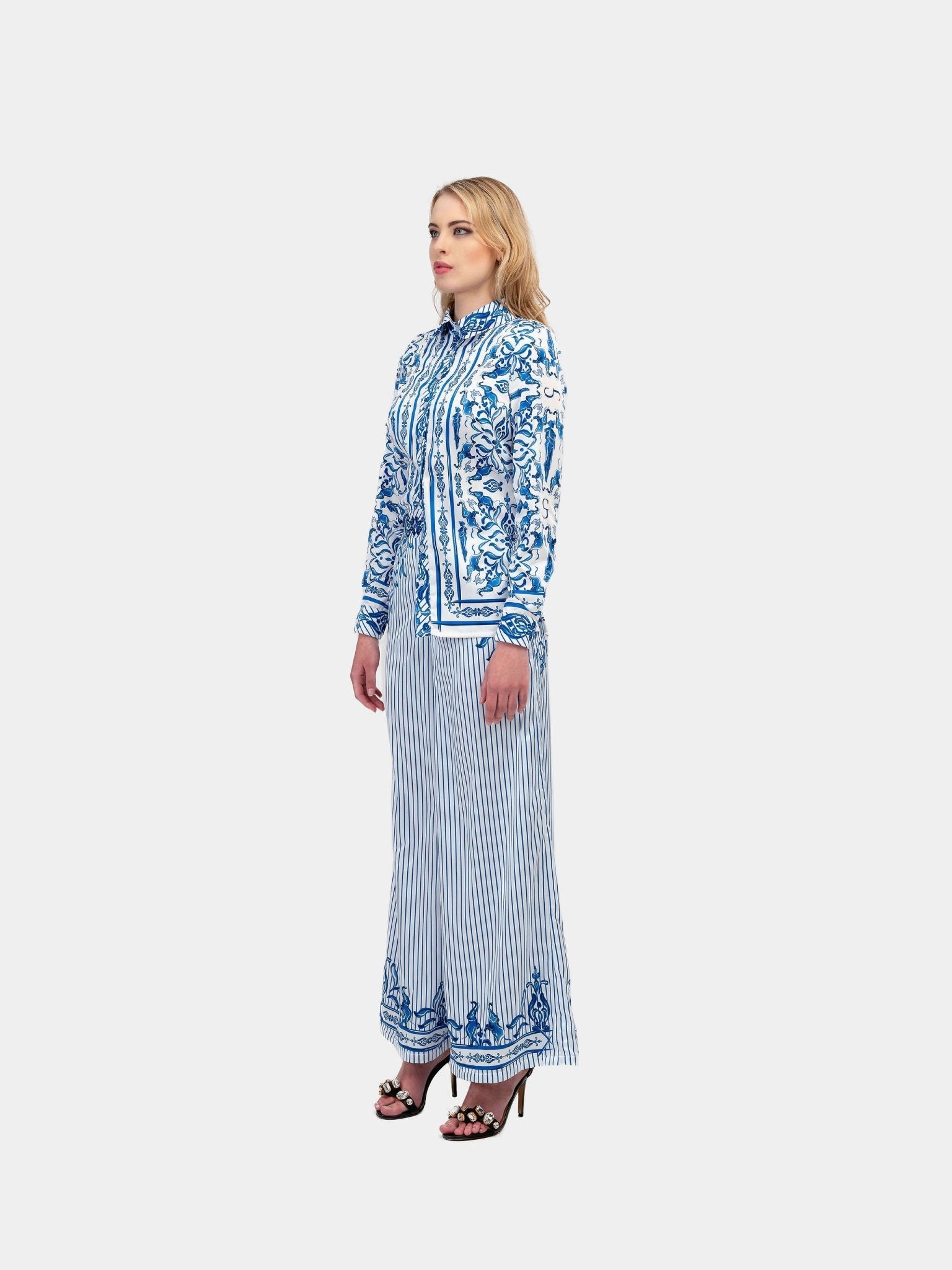 Delft Blouse and Pants Set - Gert - Johan Coetzee