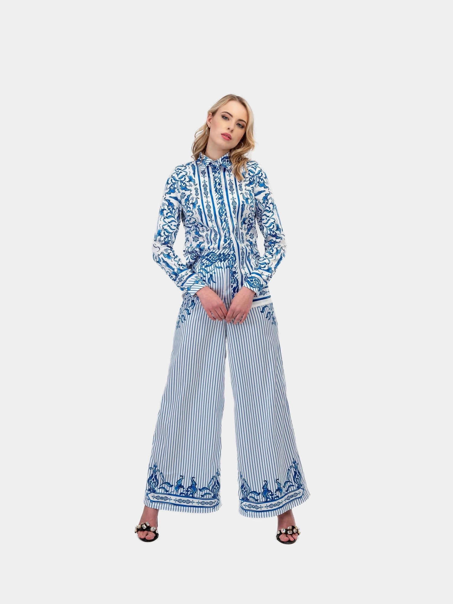 Delft Blouse and Pants Set - Gert - Johan Coetzee