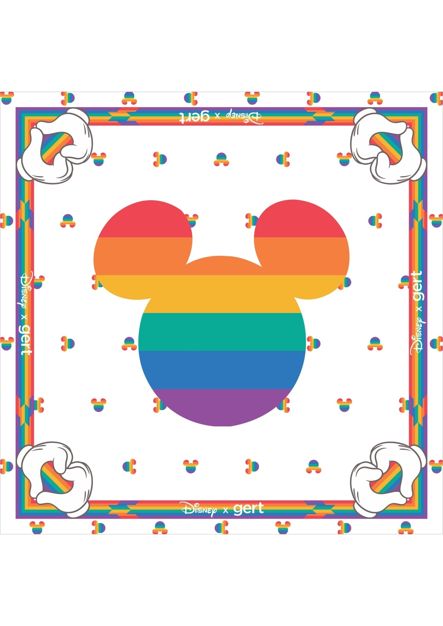 Disney x gert - Mickey mouse pride scarf - Gert - Johan Coetzee