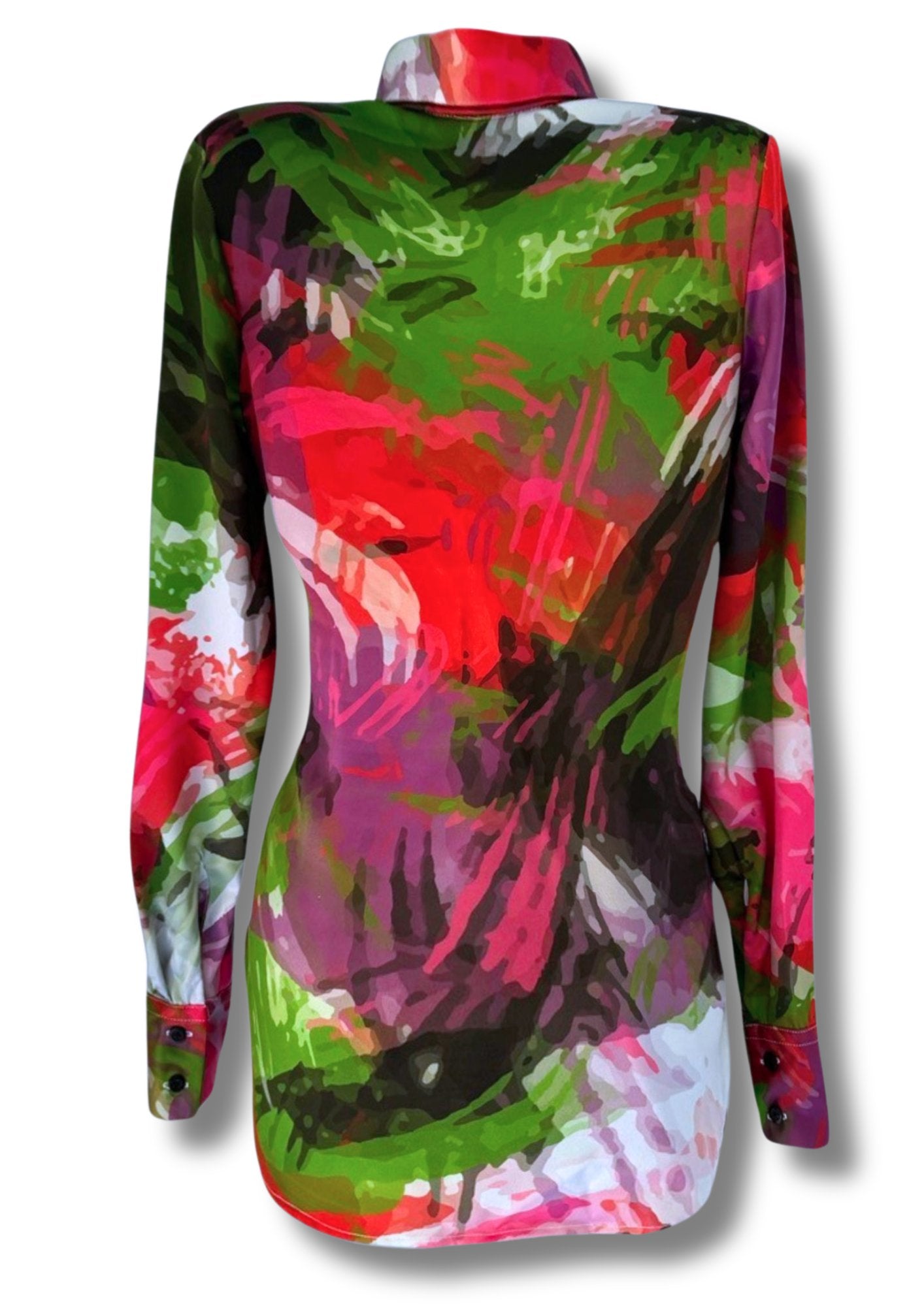 Gert Graffiti satin blouse - Gert - Johan Coetzee