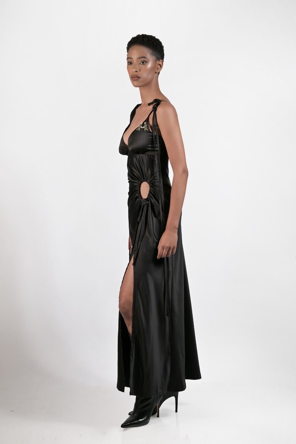 Gert - Johan Coetzee Black keyhole dress - Gert - Johan Coetzee
