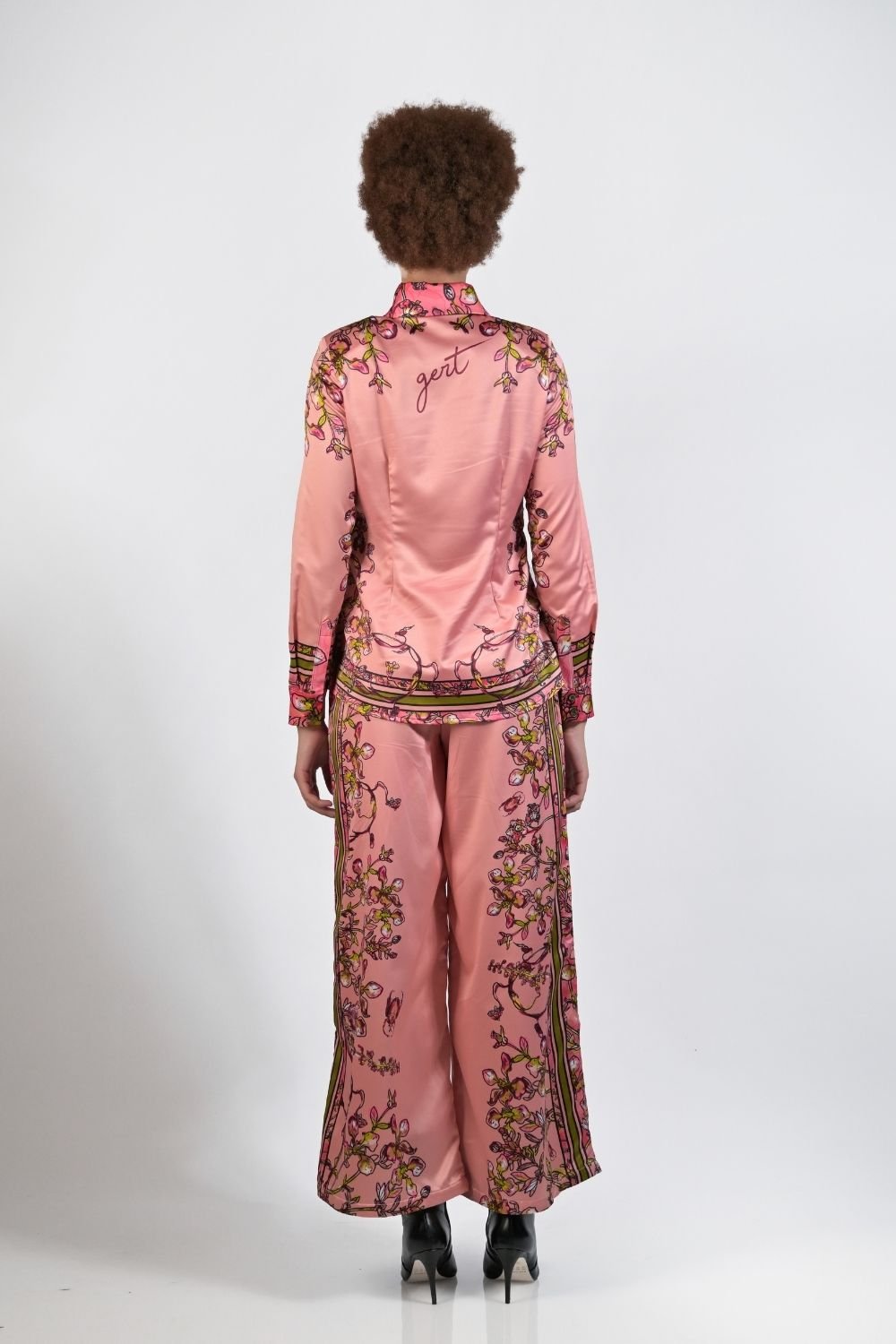 Gert - Johan Coetzee Botanical blouse in blush - Gert - Johan Coetzee