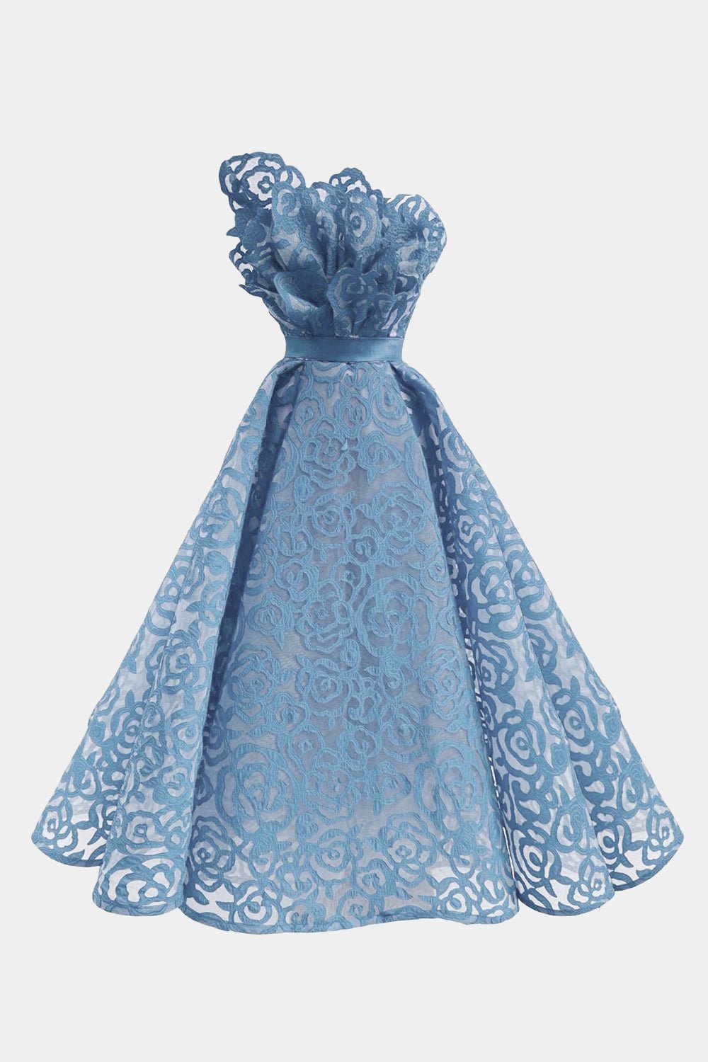 Gert - Johan Coetzee Rose applique Gown - Gert - Johan Coetzee