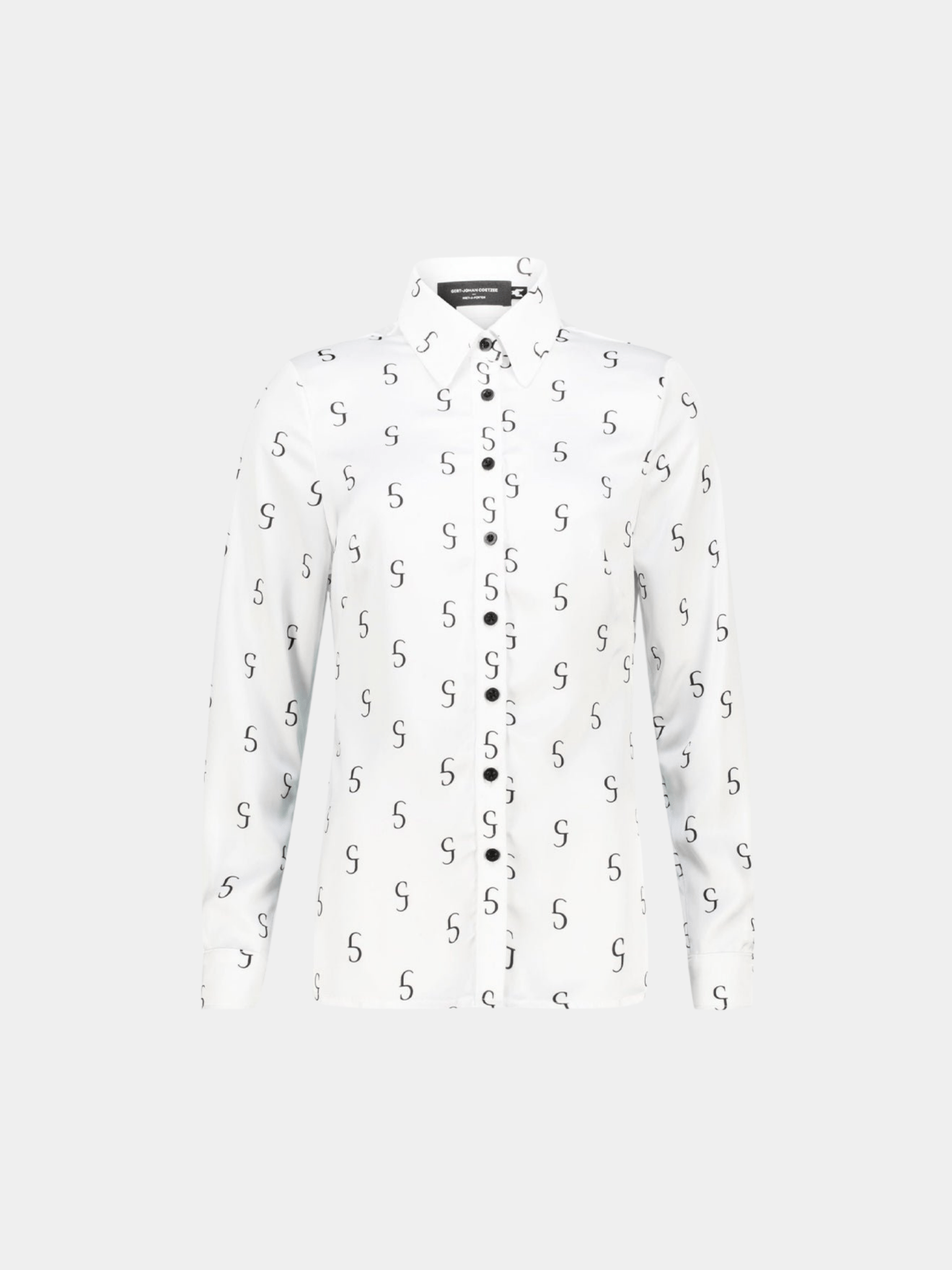 Gert - Johan Coetzee White Monogram Blouse - Gert - Johan Coetzee