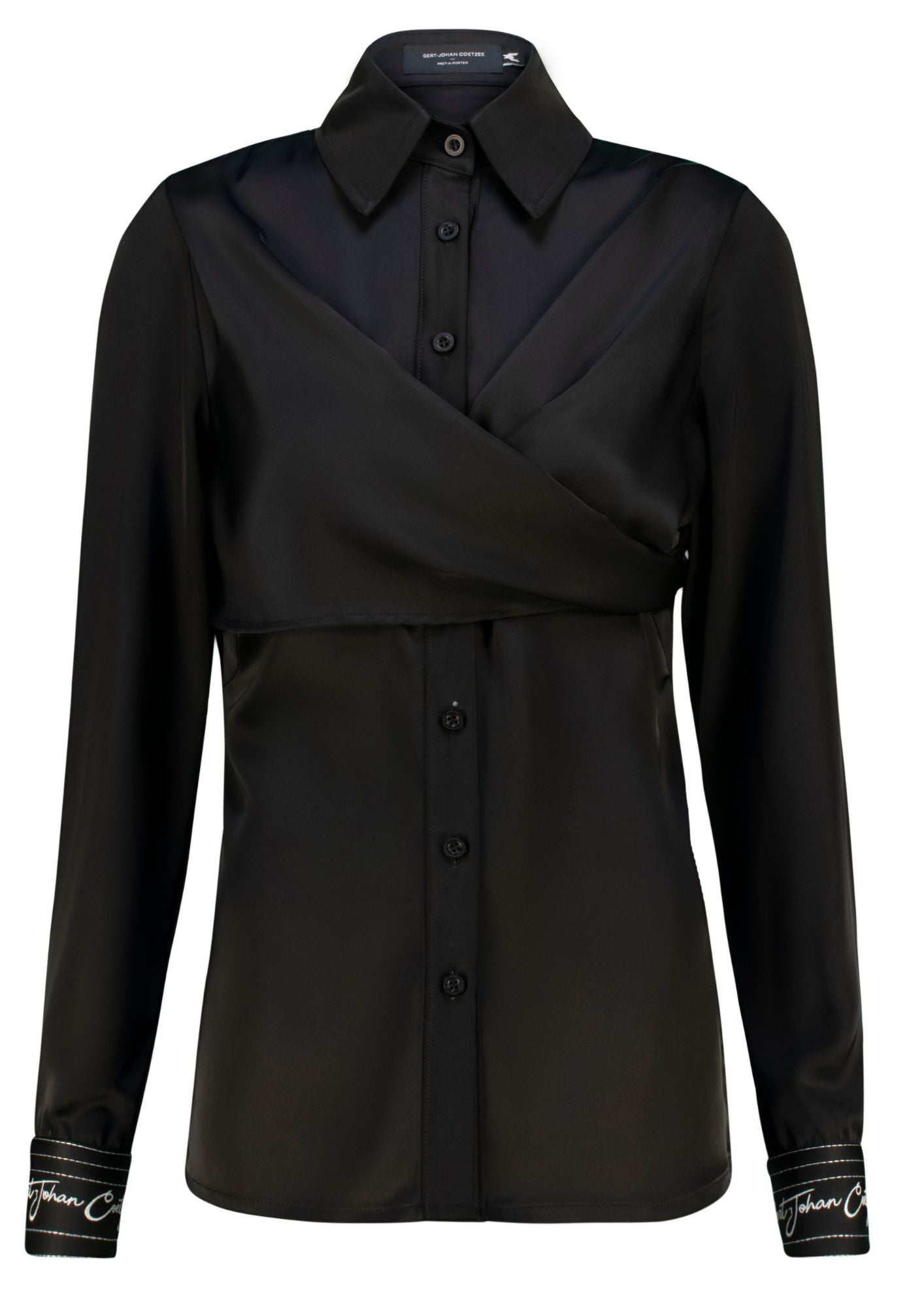 Gert - Johan Coetzee wrap blouse - Gert - Johan Coetzee