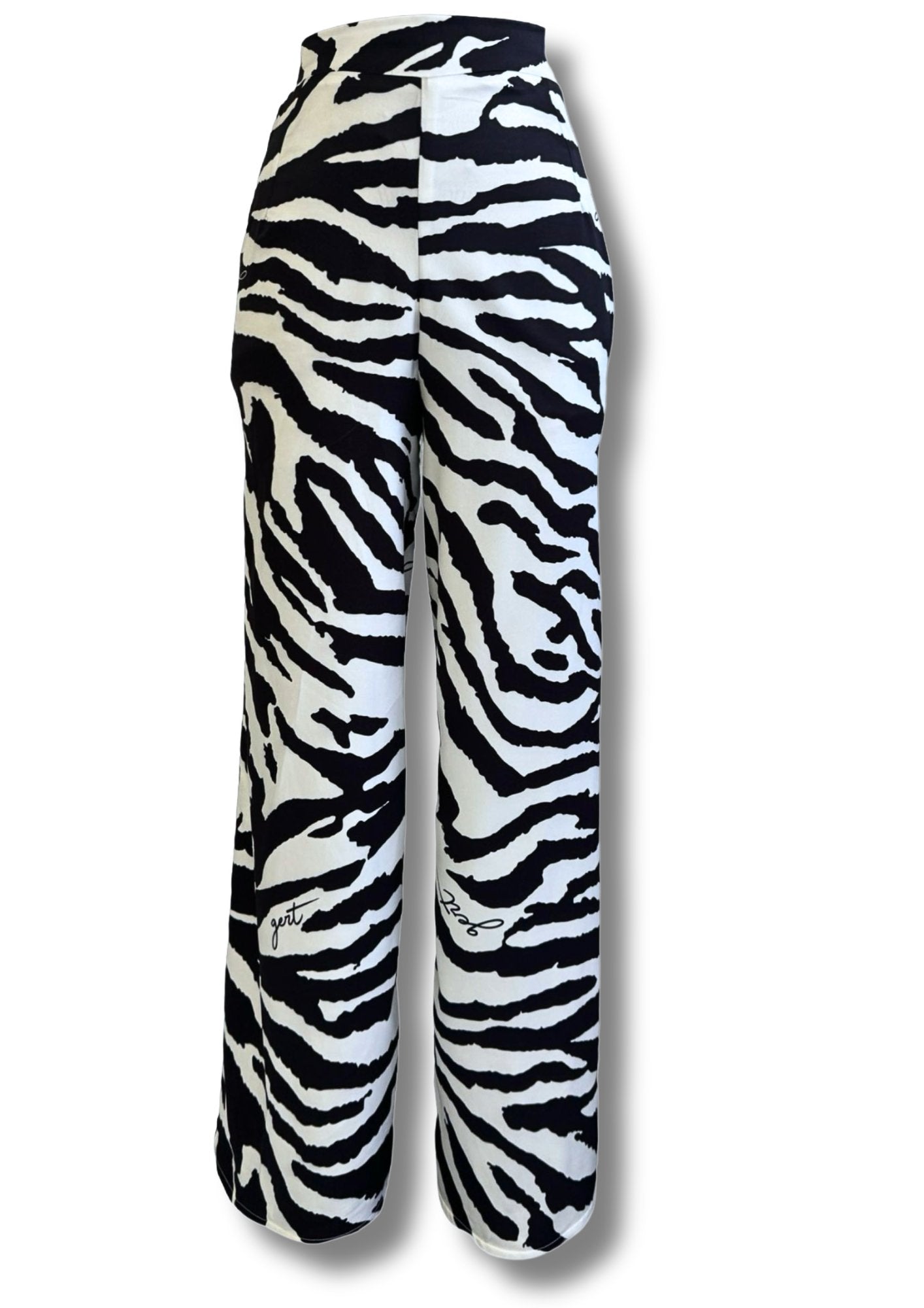 Gert - Johan Coetzee zebra palazzo pants - Gert - Johan Coetzee