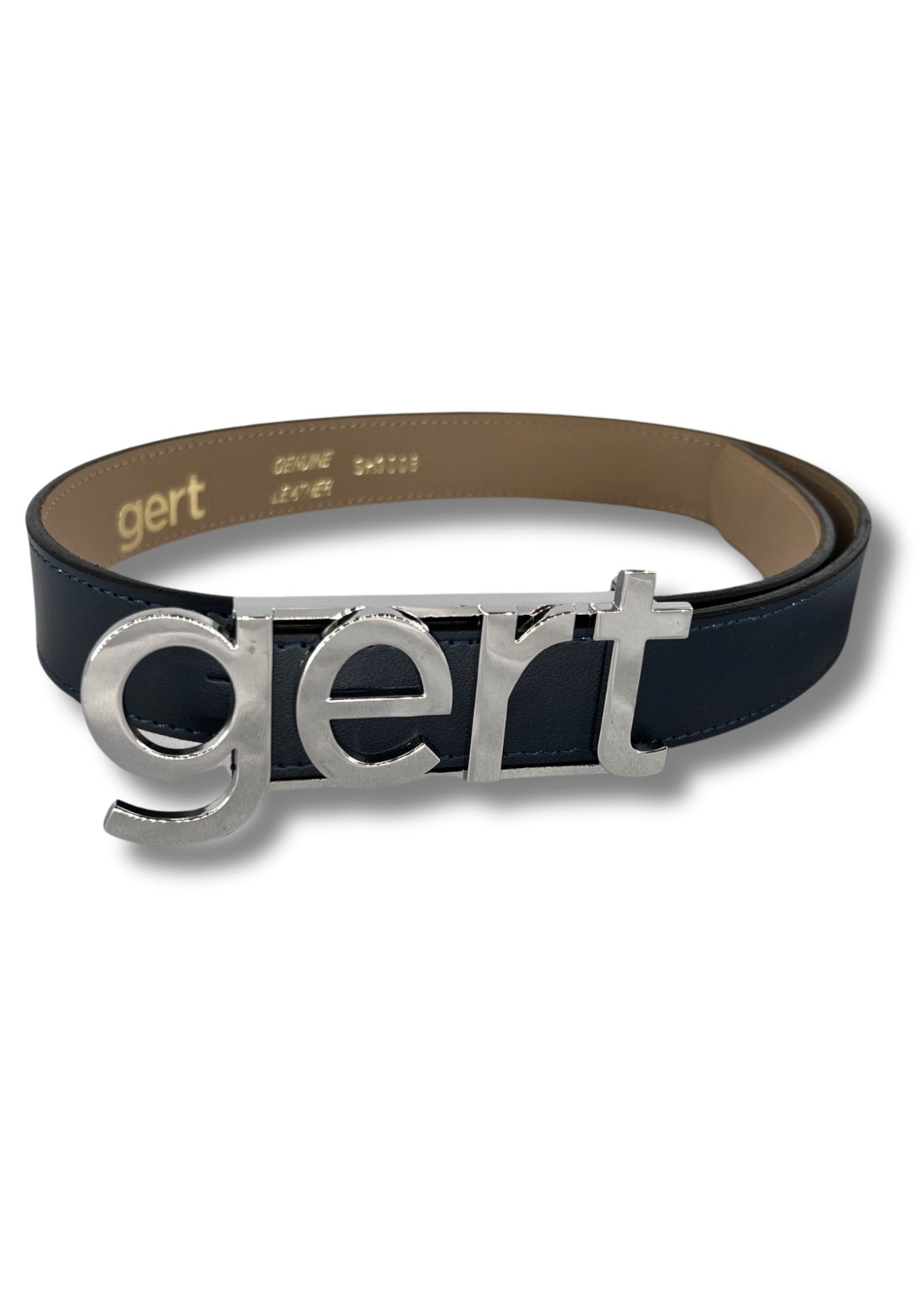 Gert Leather Belt - Gold - Gert - Johan Coetzee