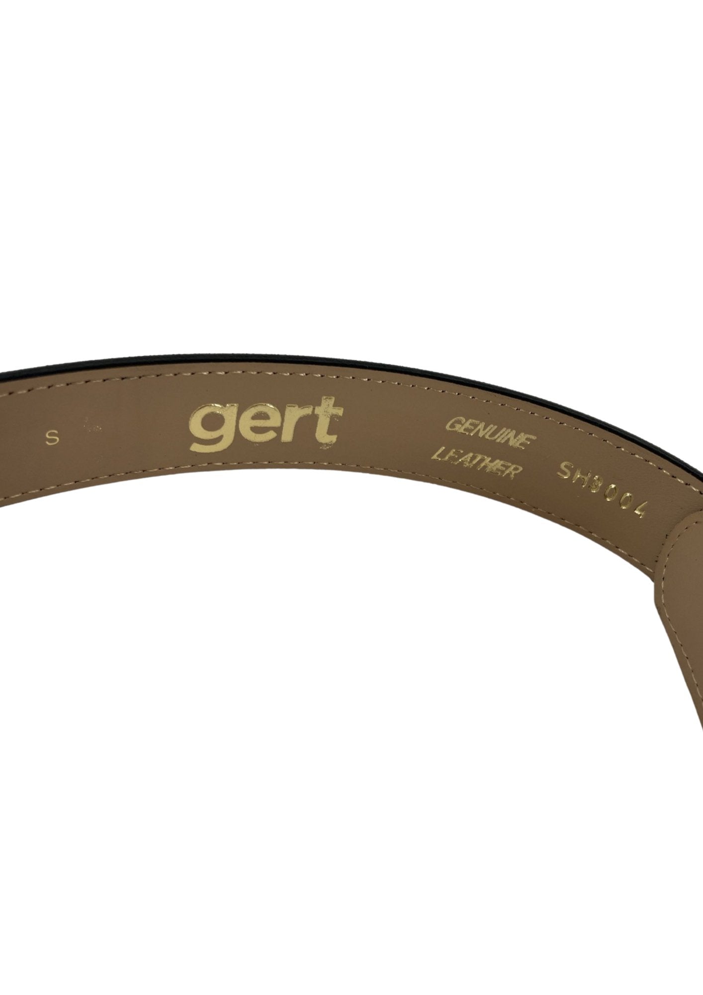 Gert Leather Belt - Gold - Gert - Johan Coetzee