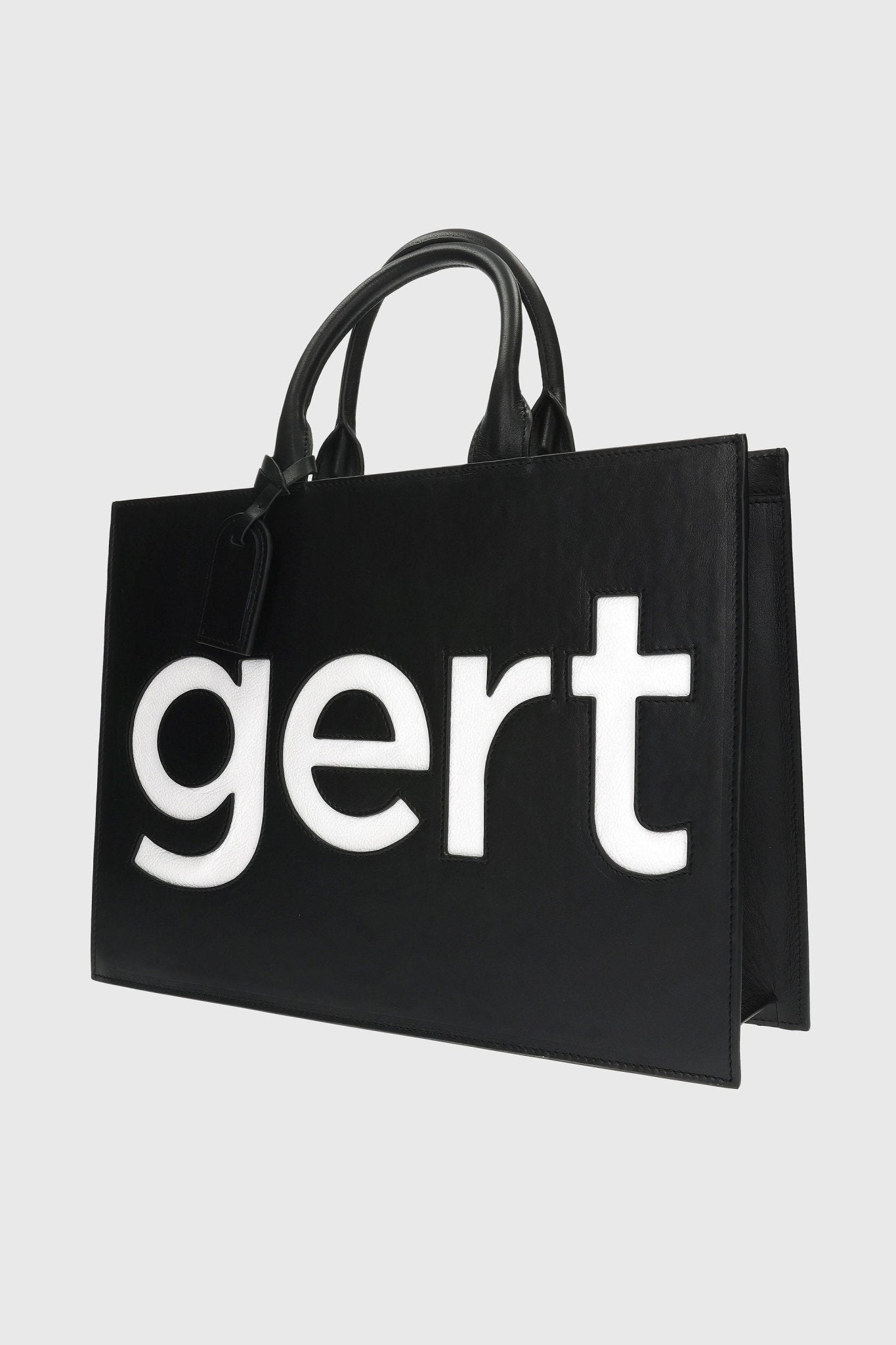 Gert Leather Tote Bag - Black - Gert - Johan Coetzee
