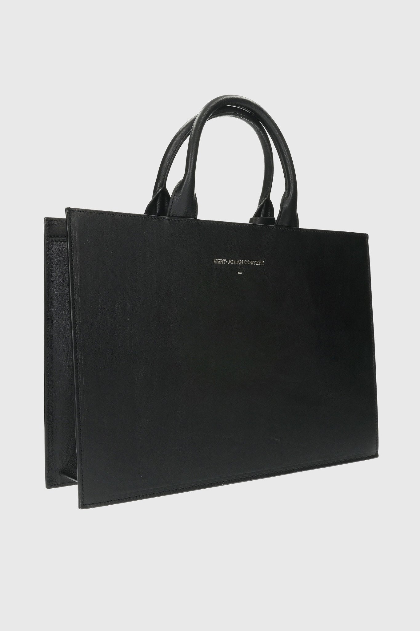 Gert Leather Tote Bag - Black - Gert - Johan Coetzee