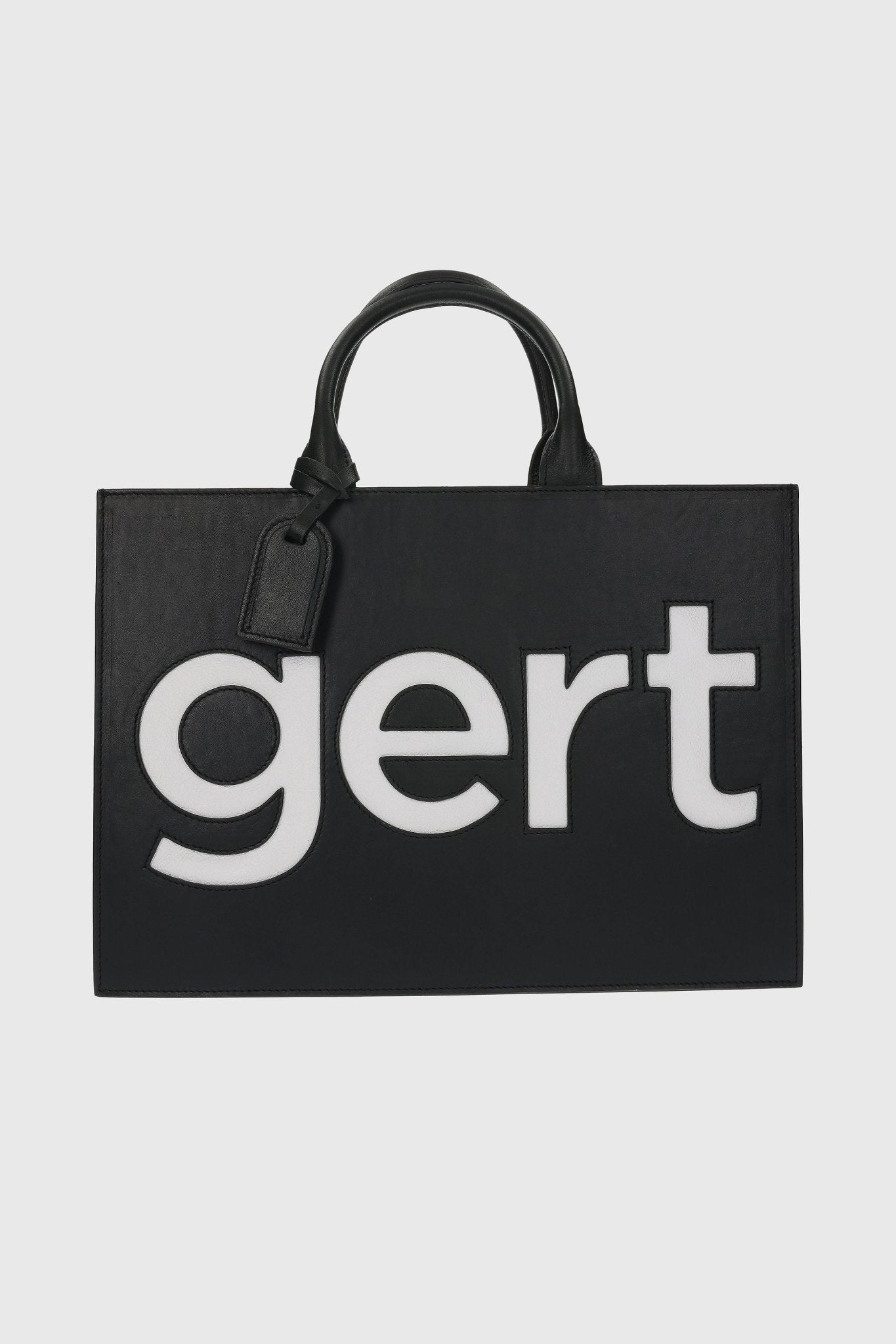 Gert Leather Tote Bag - Black - Gert - Johan Coetzee