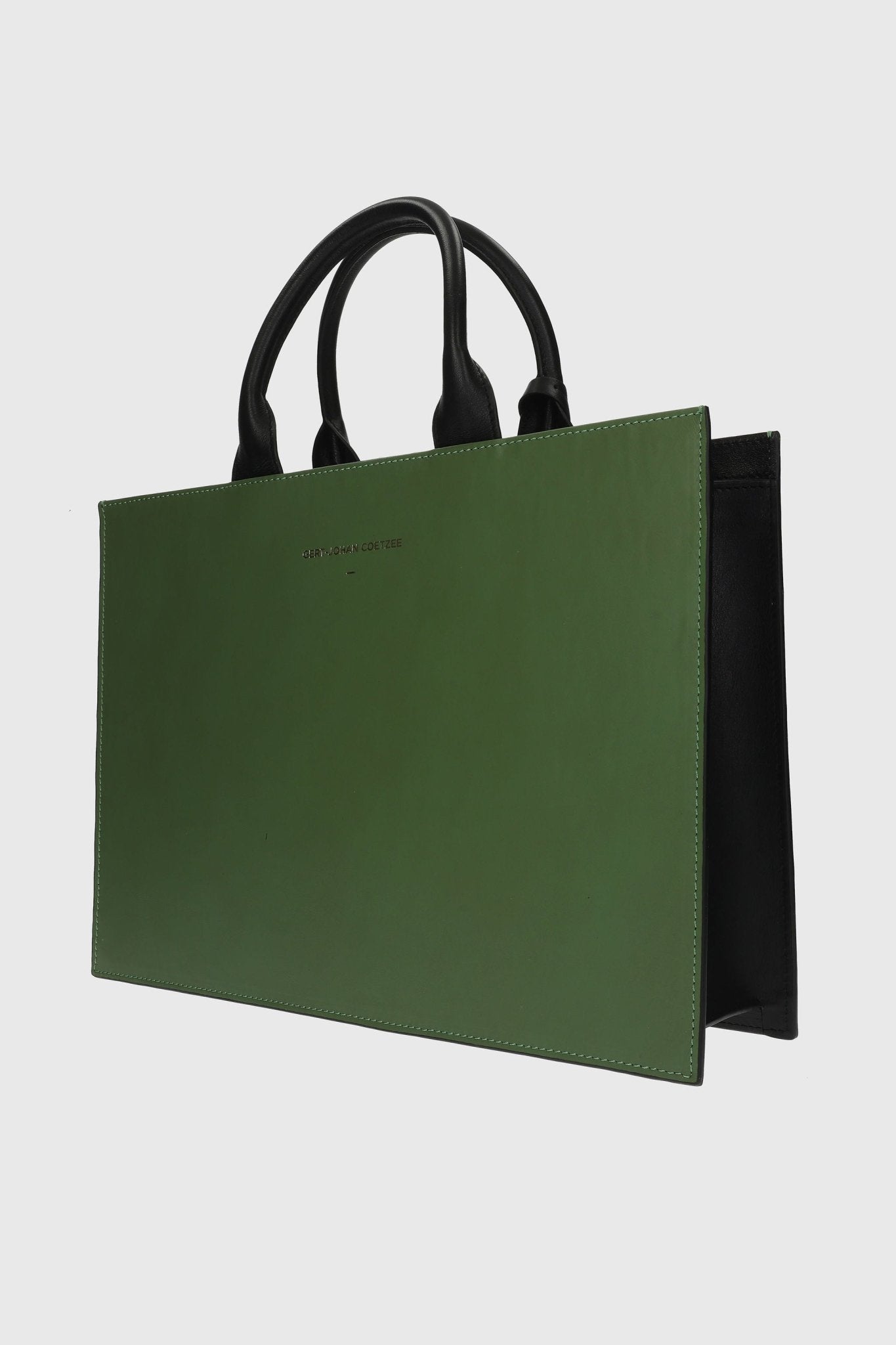 Gert Leather Tote Bag - Green - Gert - Johan Coetzee