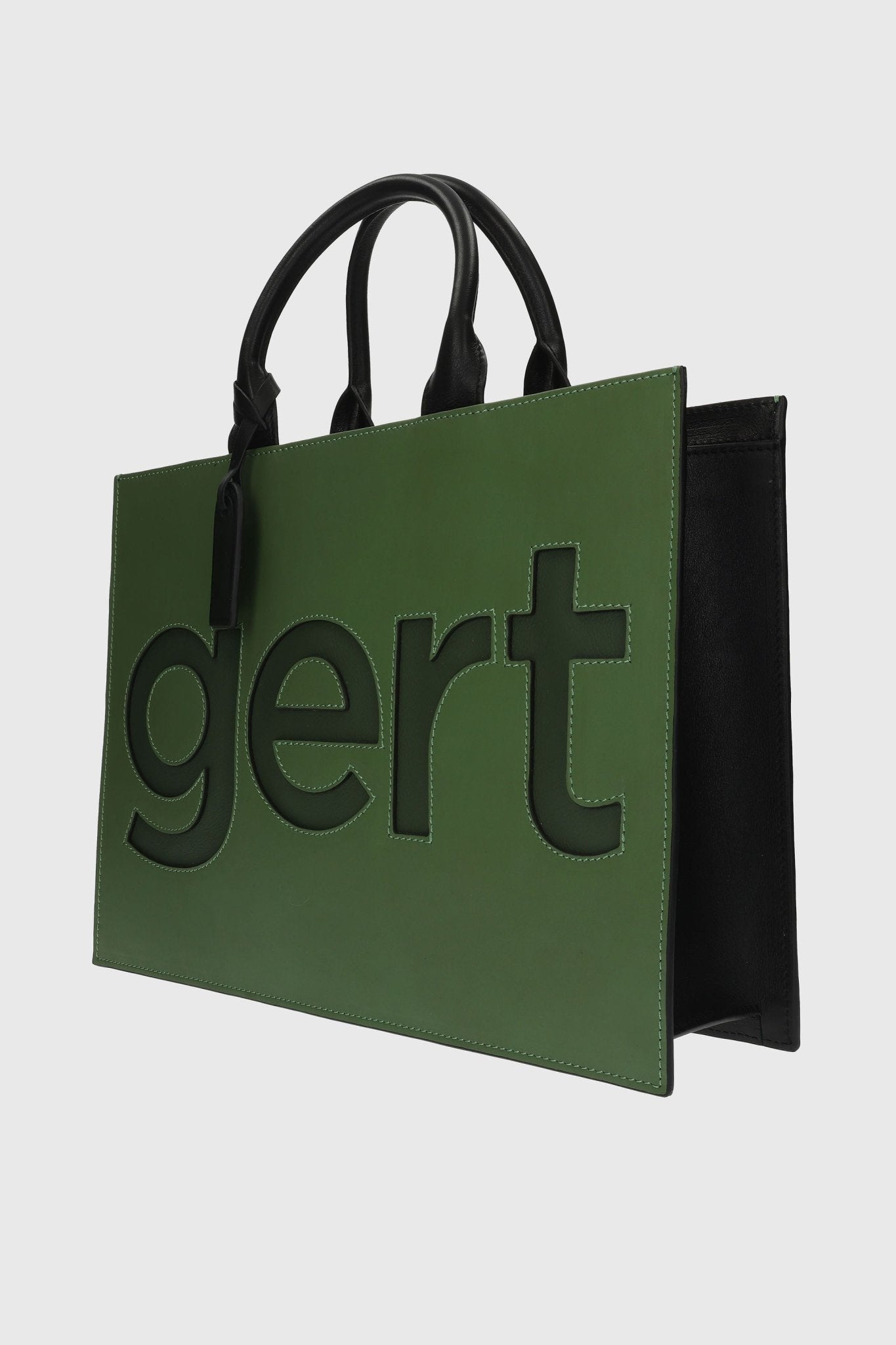 Gert Leather Tote Bag - Green - Gert - Johan Coetzee