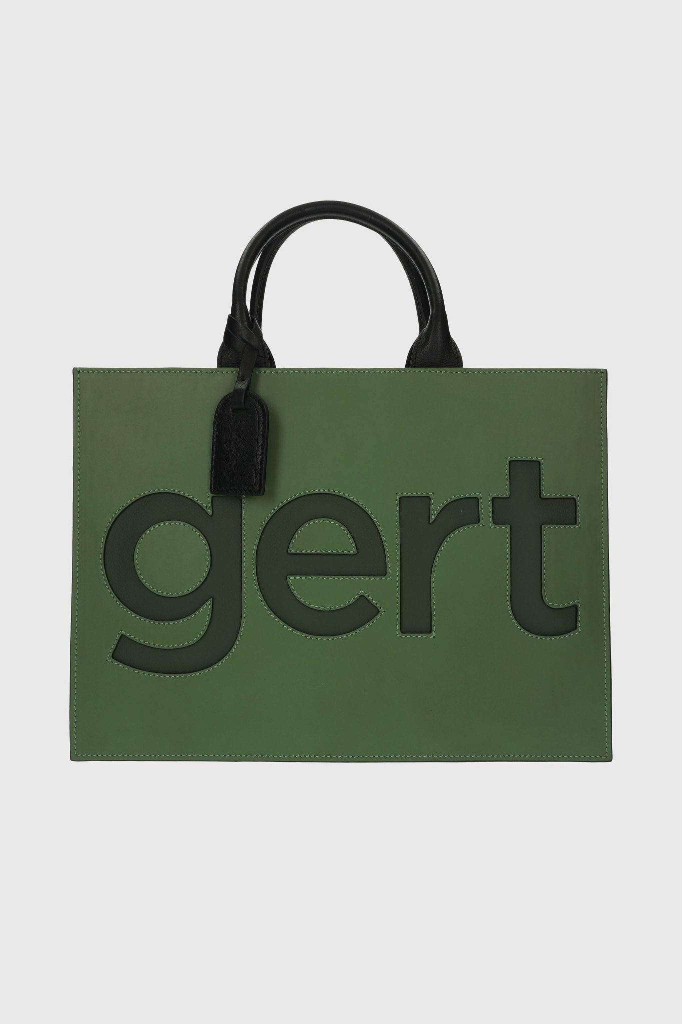 Gert Leather Tote Bag - Green - Gert - Johan Coetzee