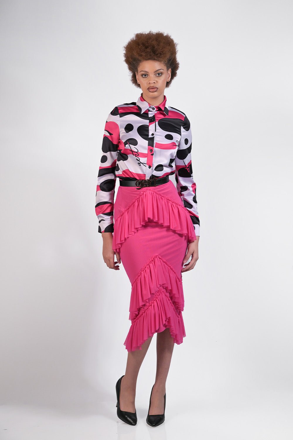 Gert Milkshake satin blouse - Gert - Johan Coetzee