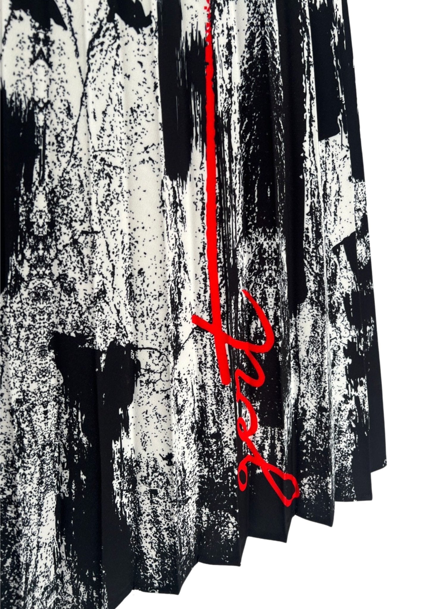 Gert Painted Pleated Skirt - Gert - Johan Coetzee
