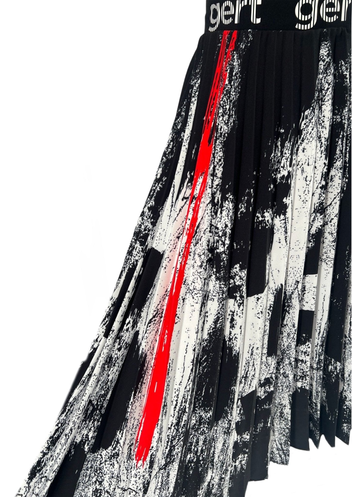 Gert Painted Pleated Skirt - Gert - Johan Coetzee