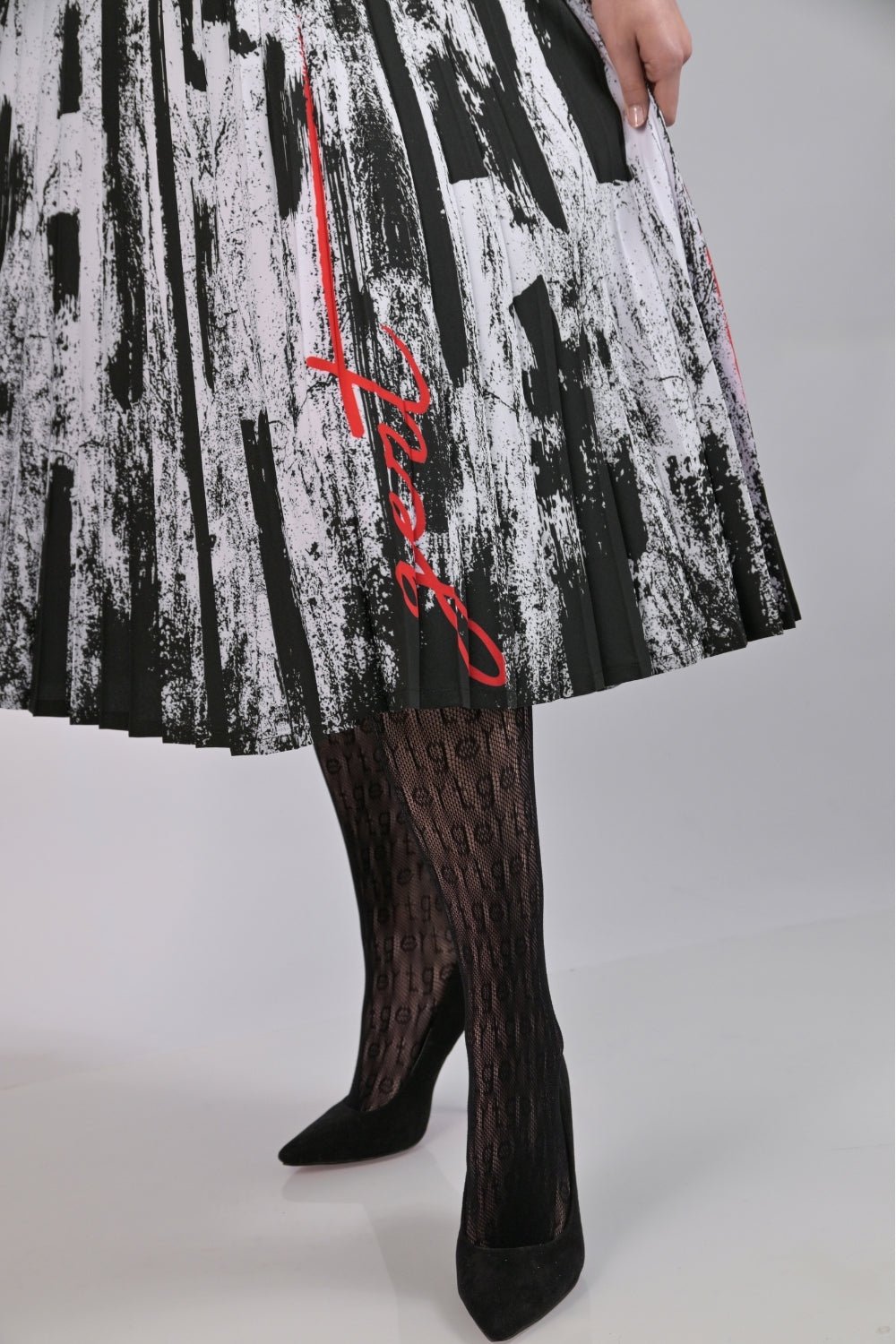 Gert Painted Pleated Skirt - Gert - Johan Coetzee