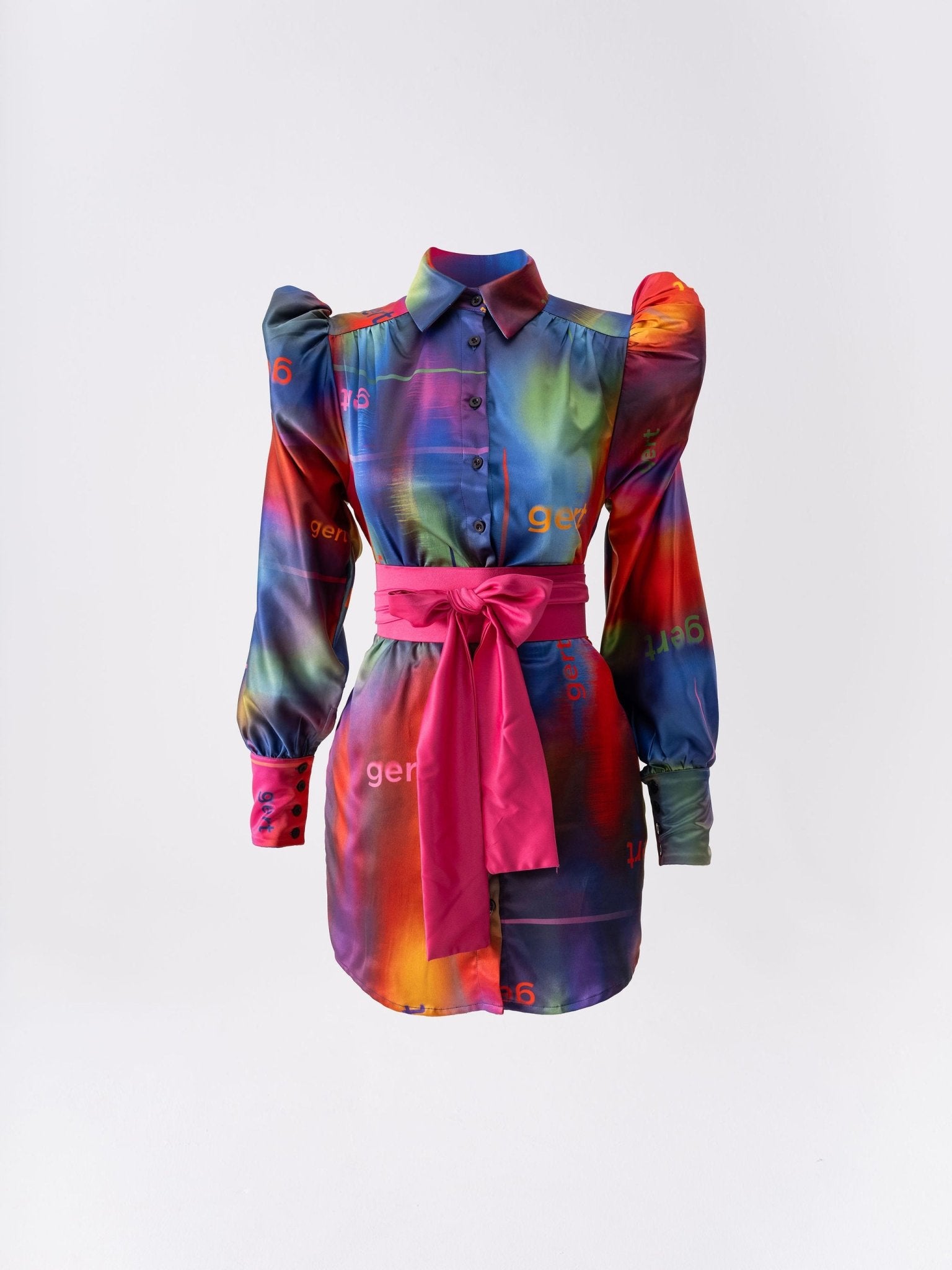 Gert Puff Sleeve Shirt Dress - Gert - Johan Coetzee