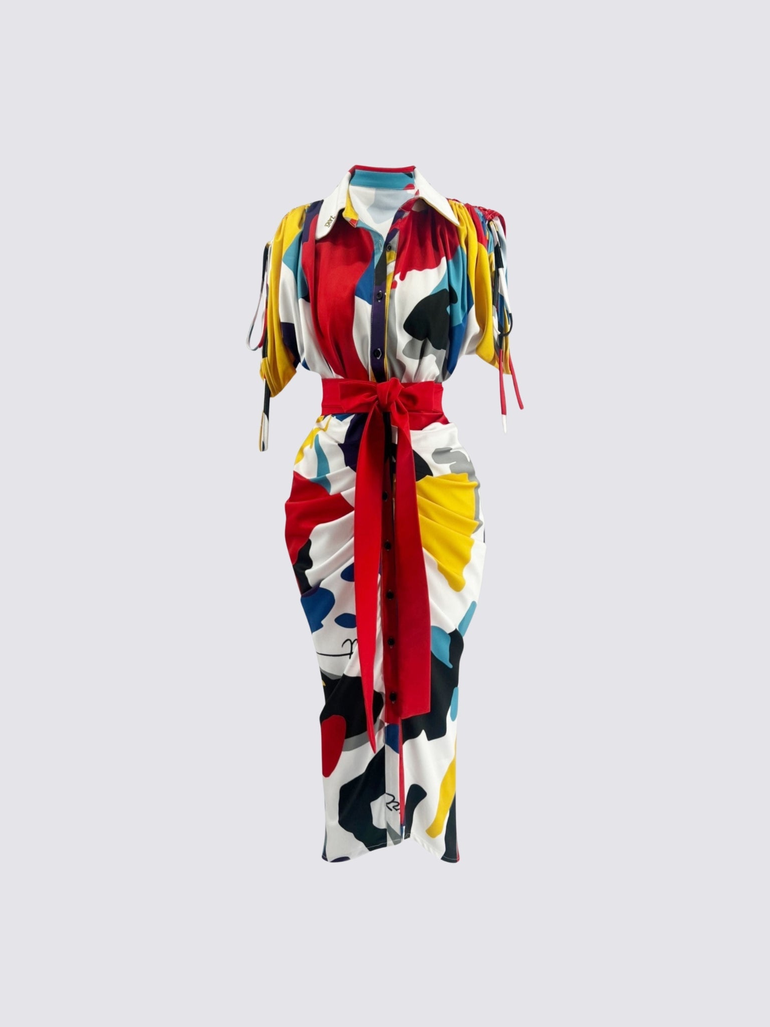 Gert Ruched Shirt Dress - Gert-Johan Coetzee