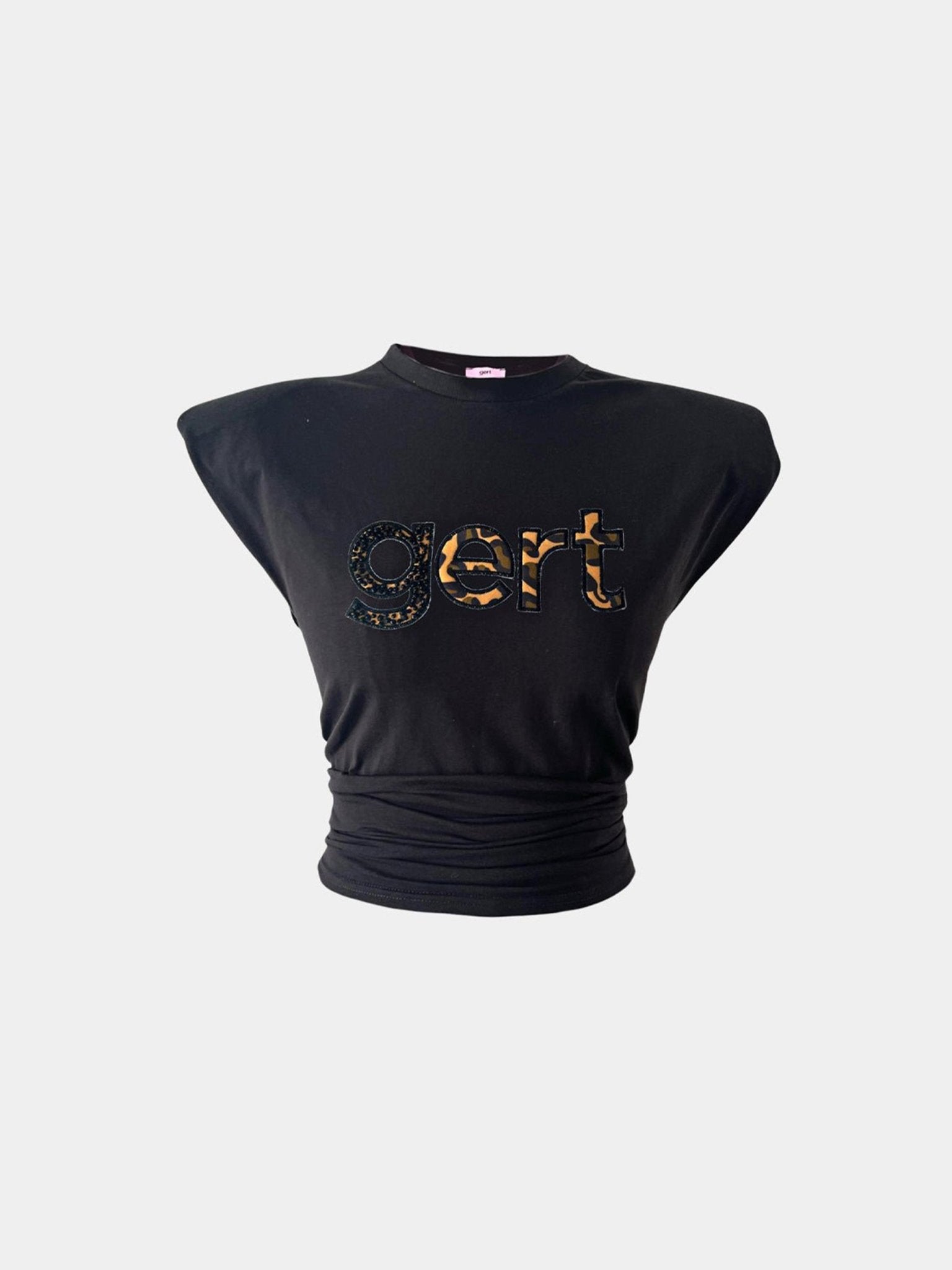 Leopard Gert T-shirt Black - Gert - Johan Coetzee