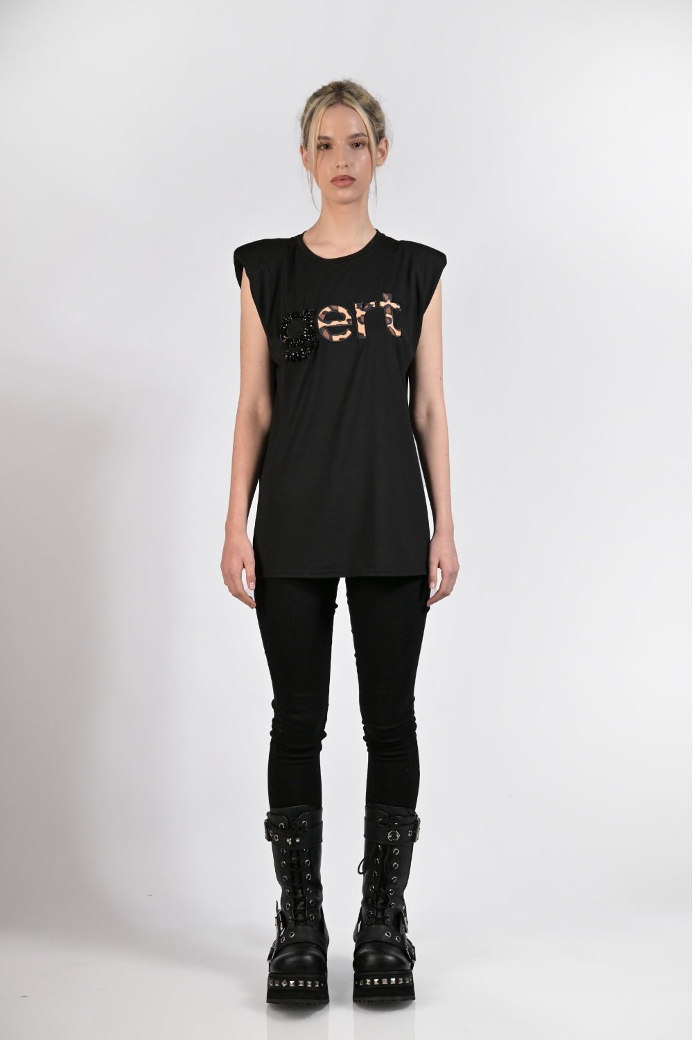 Leopard Gert T-shirt Black - Gert - Johan Coetzee