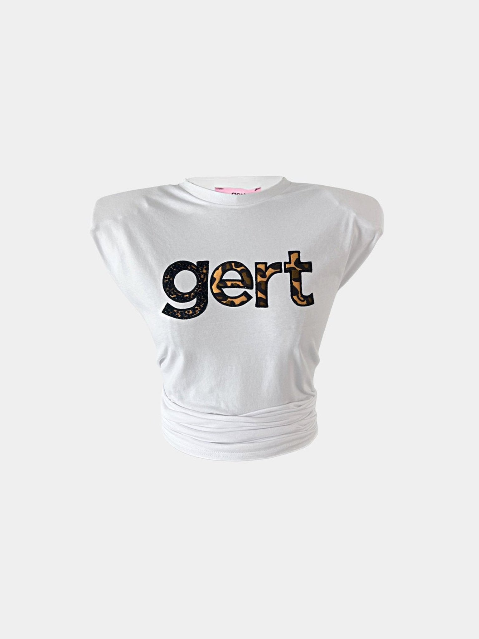Leopard Gert T-shirt Ivory - Gert - Johan Coetzee