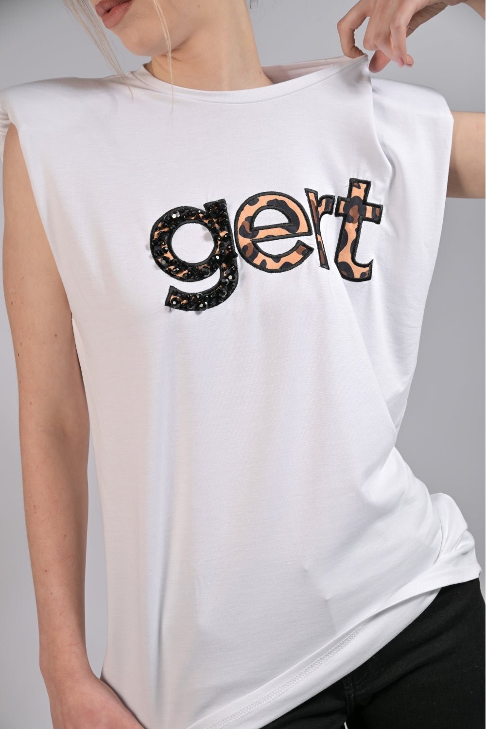 Leopard Gert T-shirt Ivory - Gert - Johan Coetzee