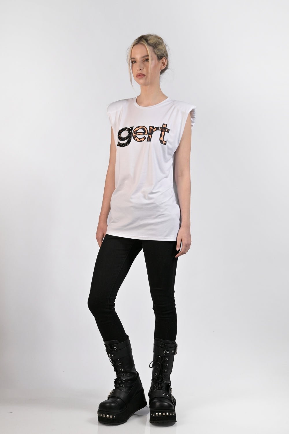 Leopard Gert T-shirt Ivory - Gert - Johan Coetzee