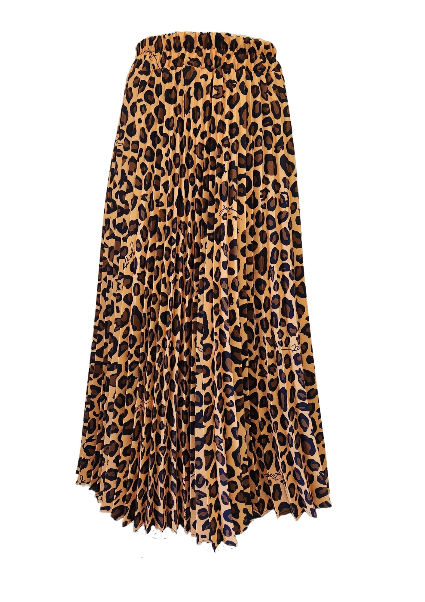 Leopard Print Pleated Skirt - Gert - Johan Coetzee