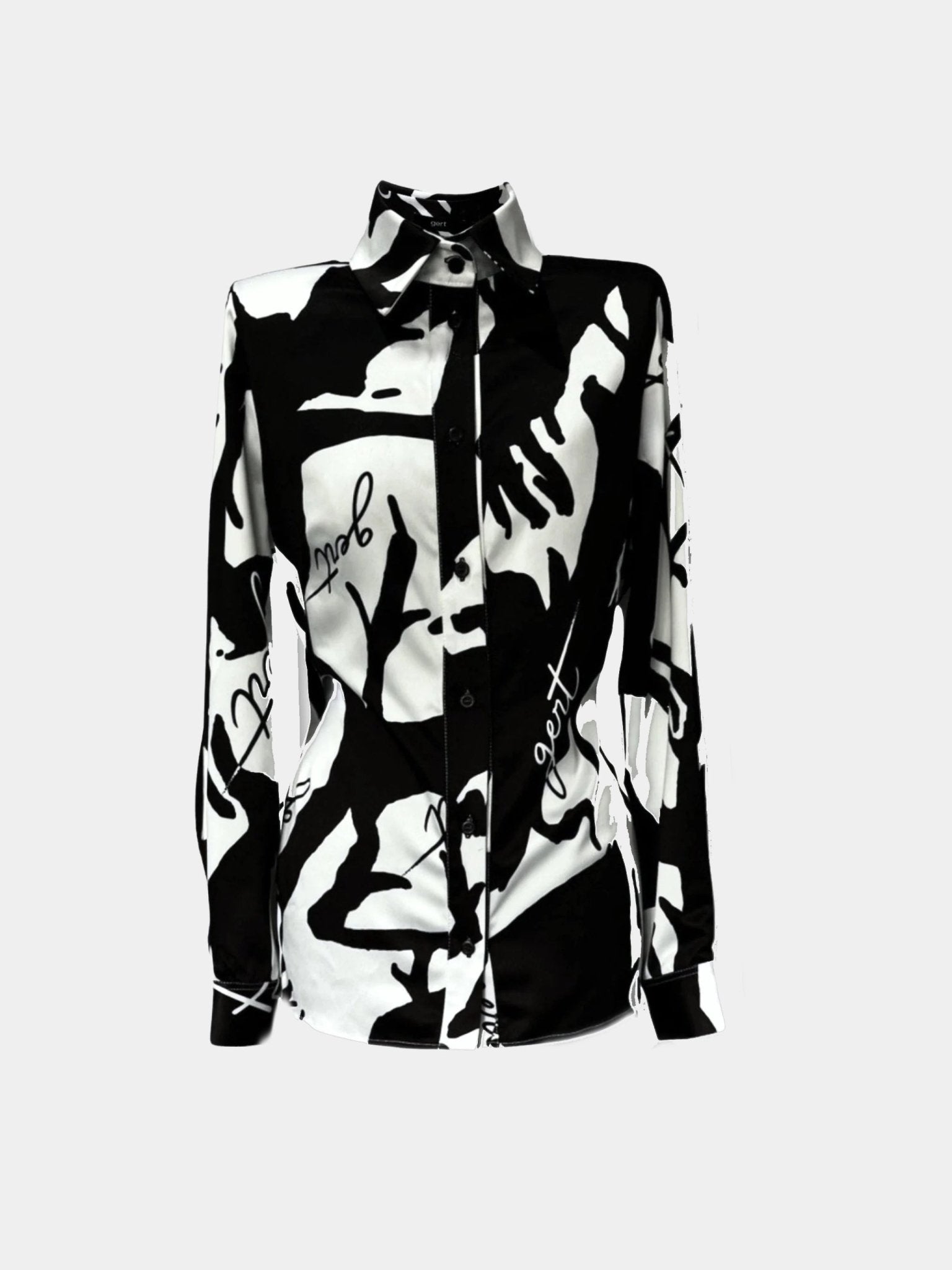 Marble Satin Blouse - Gert - Johan Coetzee