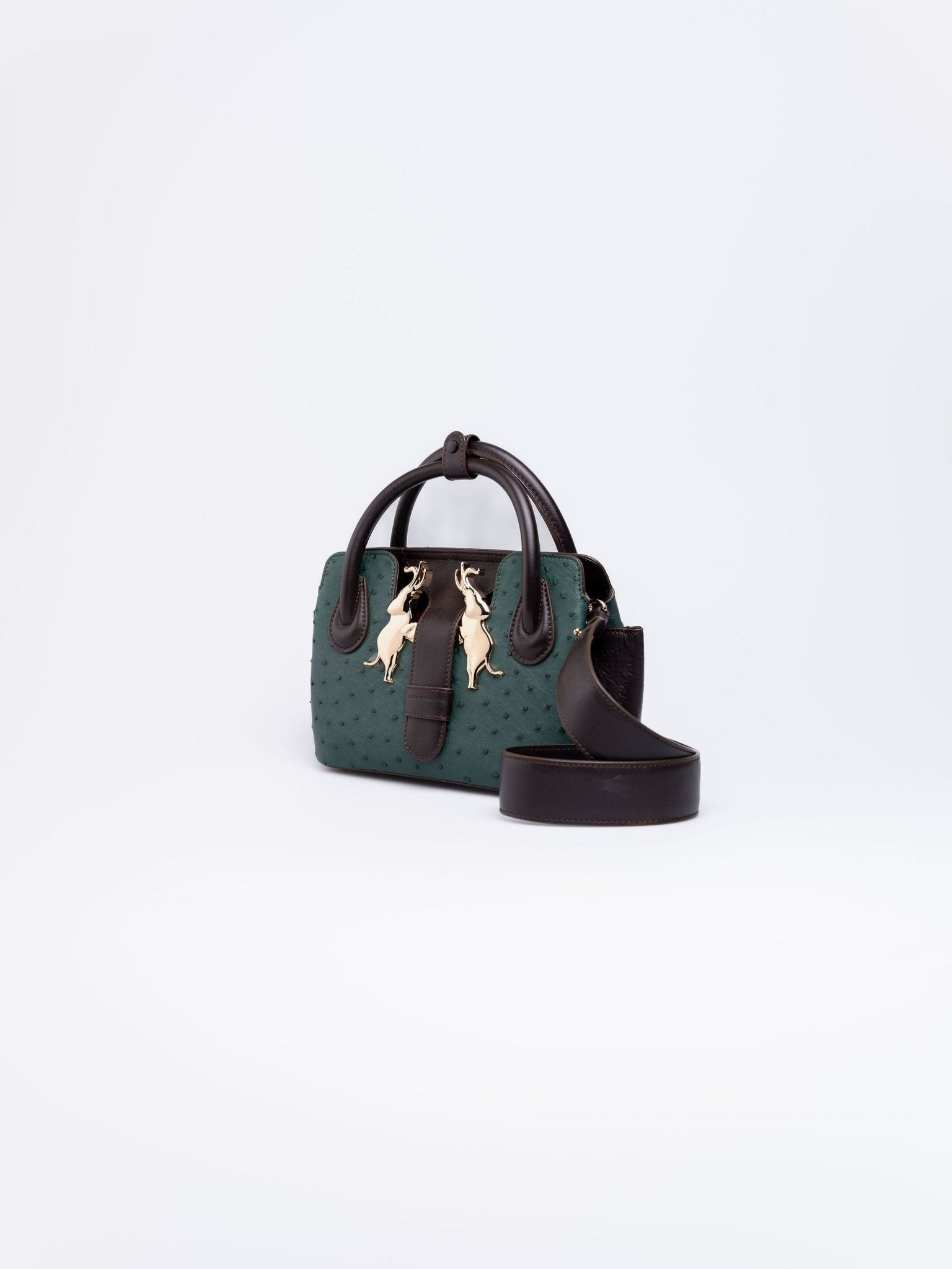 Mini Ndlovu Bag - Cyprus Ostrich - Gert - Johan Coetzee