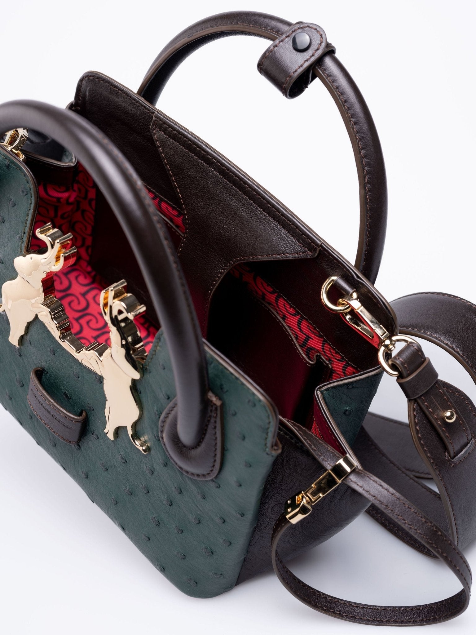 Mini Ndlovu Bag - Cyprus Ostrich - Gert - Johan Coetzee