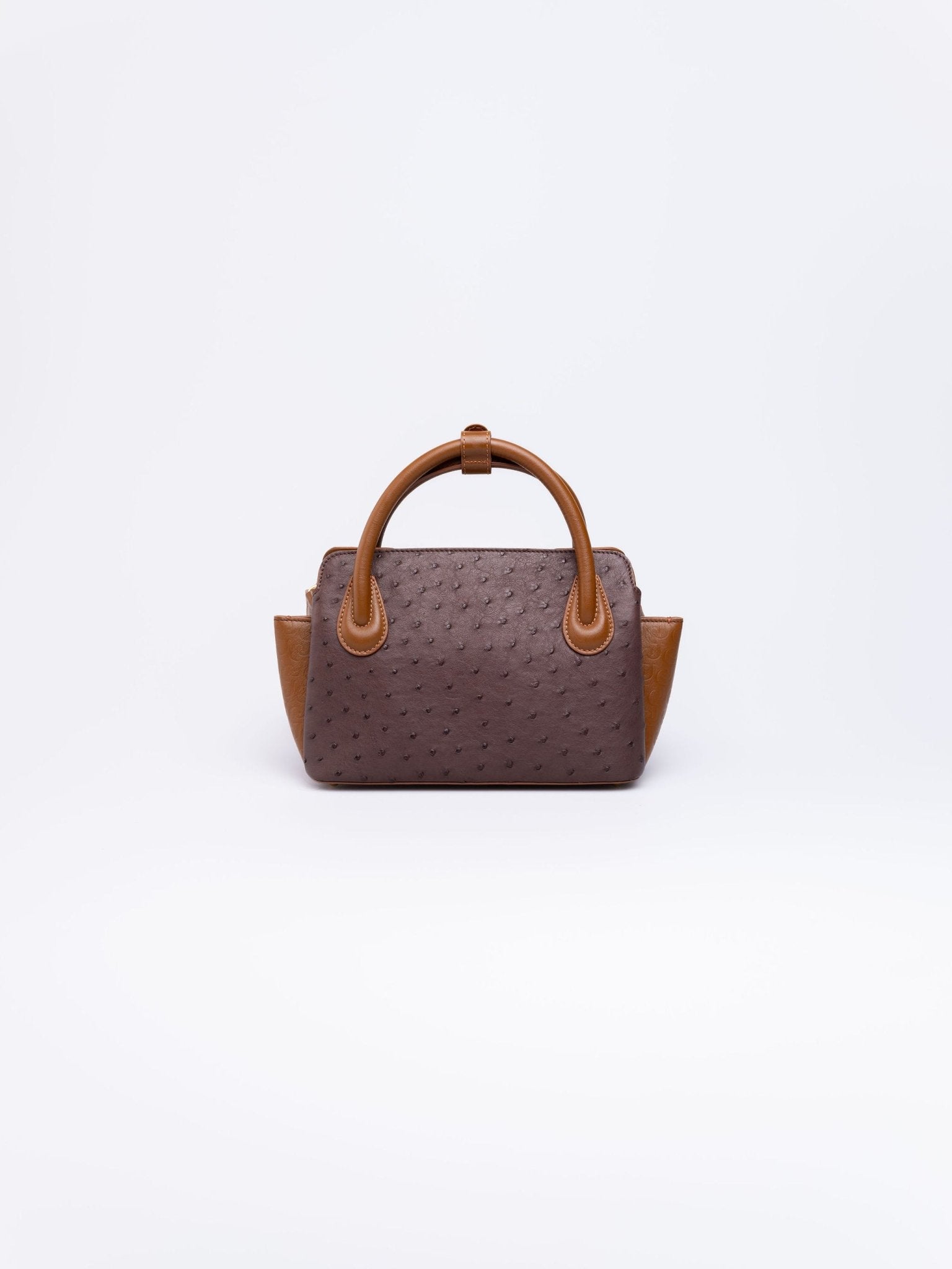 Mini Ndlovu Bag - Nicotine Ostrich - Gert - Johan Coetzee