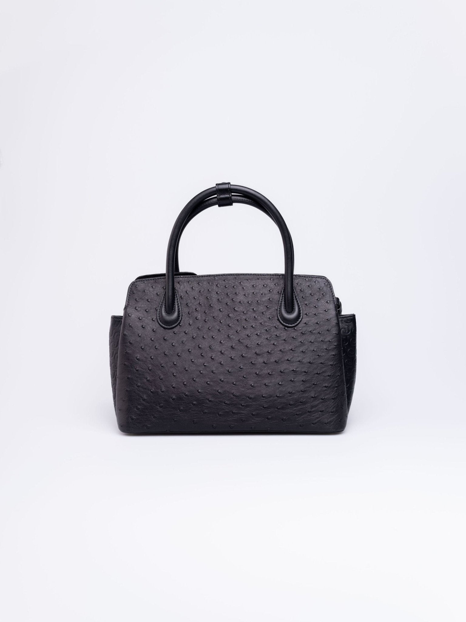 Ndlovu Bag - Black Ostrich - Gert - Johan Coetzee