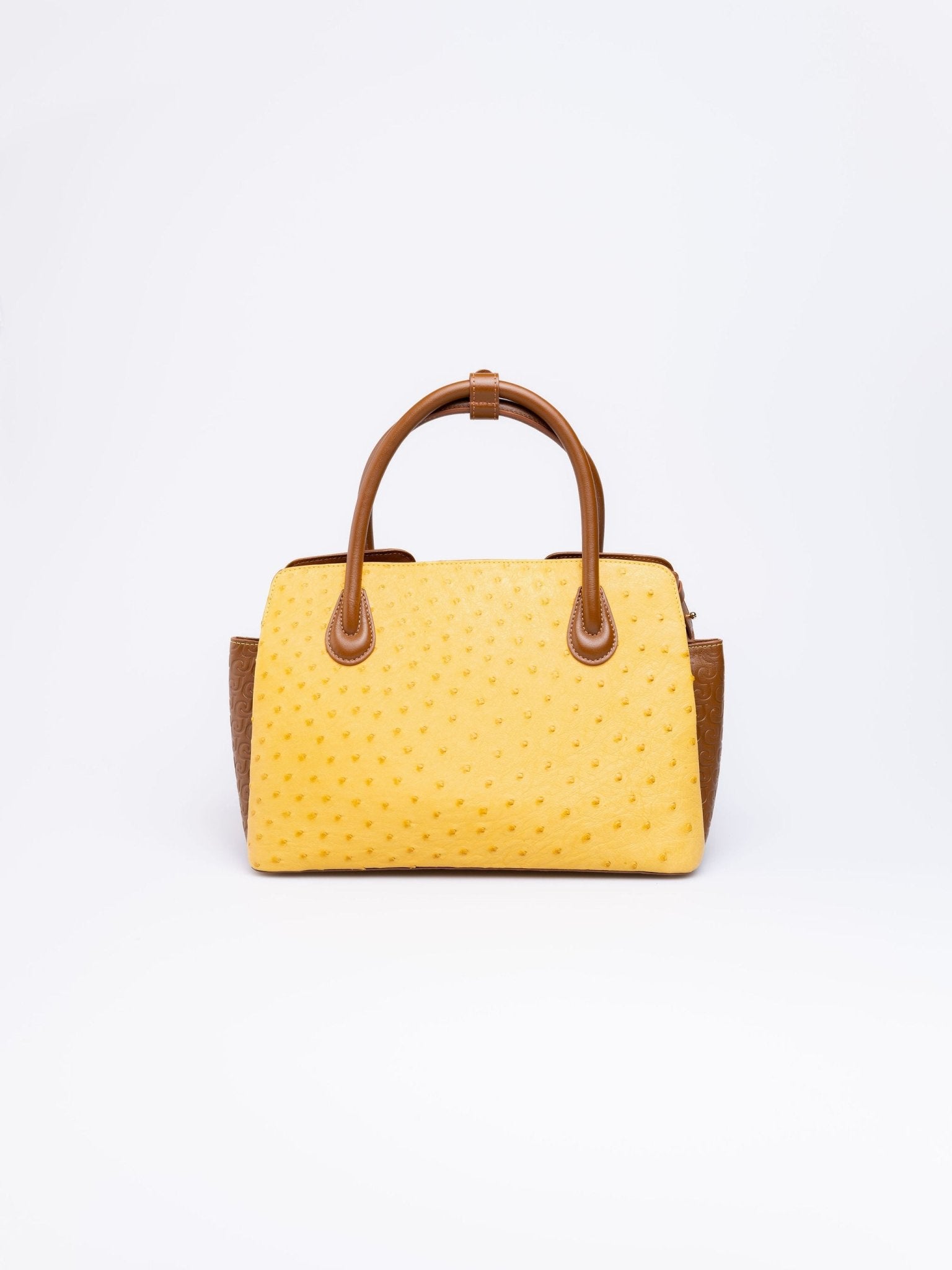 Ndlovu Bag - Yellow Ostrich - Gert - Johan Coetzee