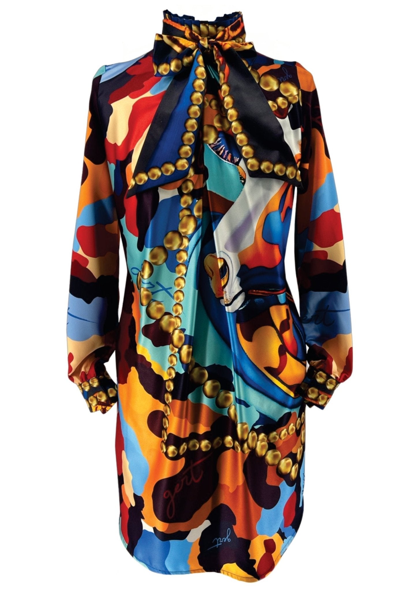 Nguni Print Shift Dress - Gert - Johan Coetzee