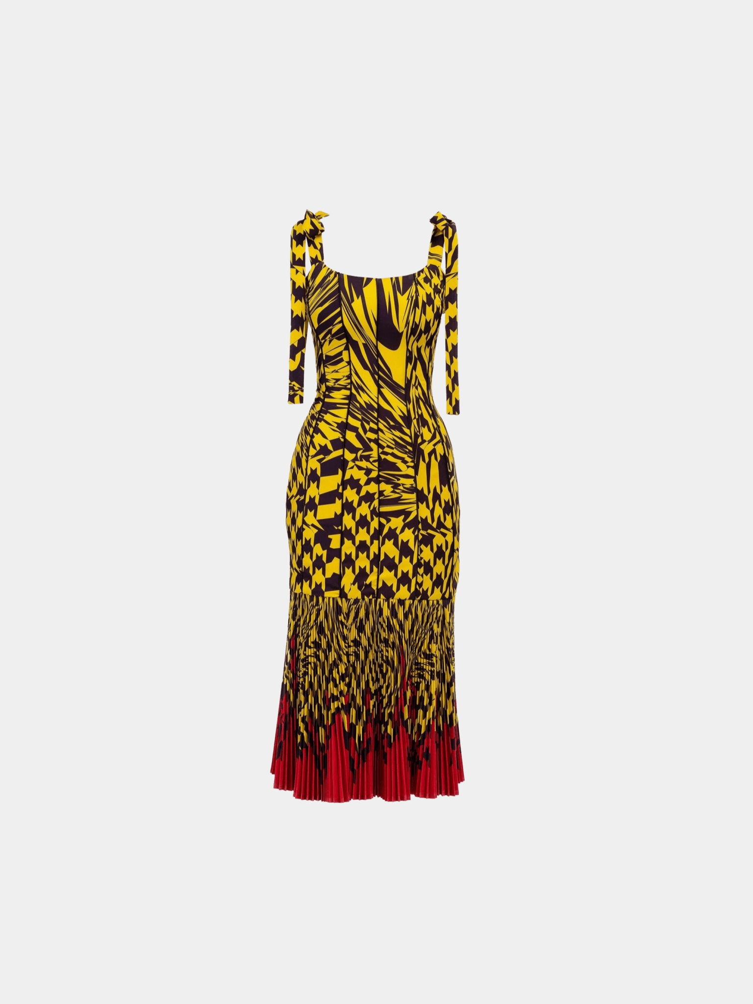 Pleated Lace Up Bodycon - Gert - Johan Coetzee